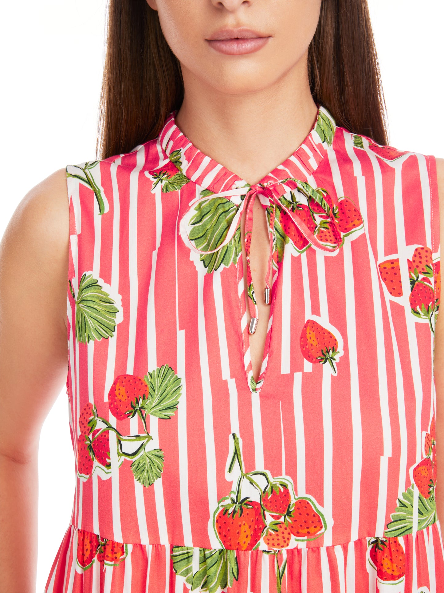 Marc Cain Additions Strawberry Print Dress YA2106W25