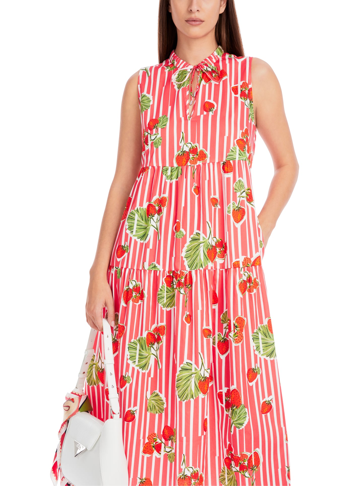 Marc Cain Additions Strawberry Print Dress YA2106W25