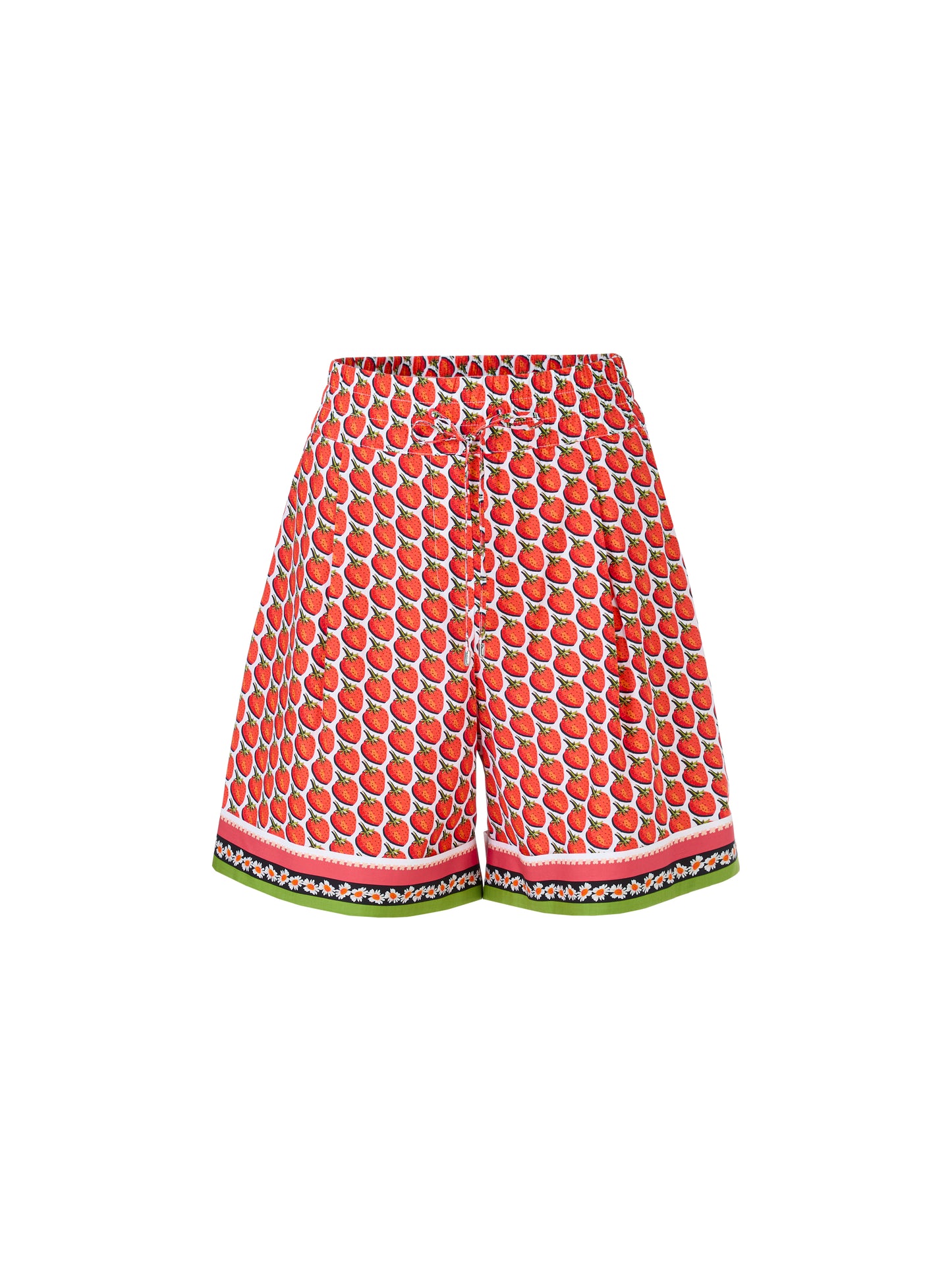 Marc Cain Additions Strawberry Print Shorts YA8301W17