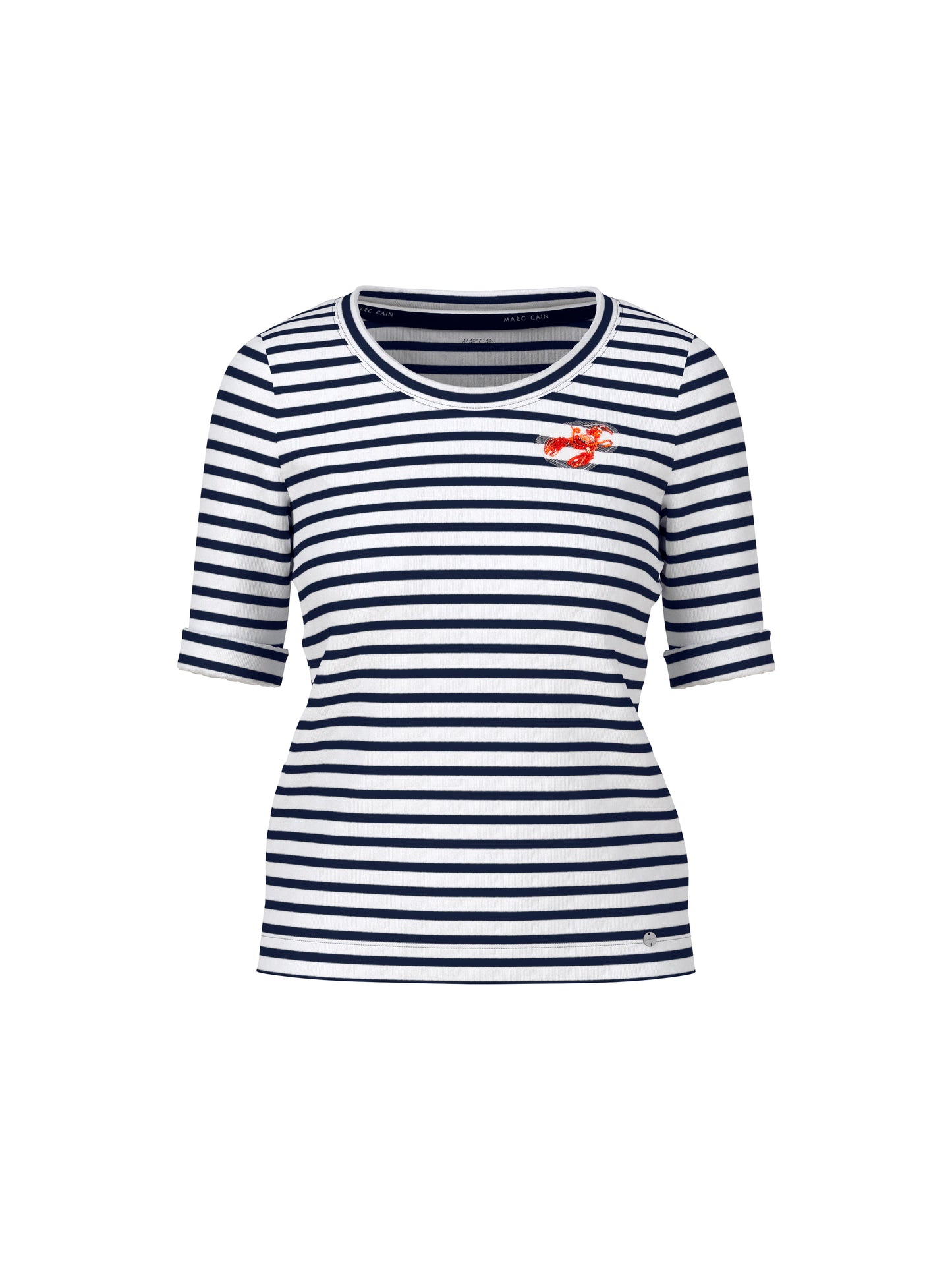 Marc Cain Additions Stripe T-Shirt YA4866J90