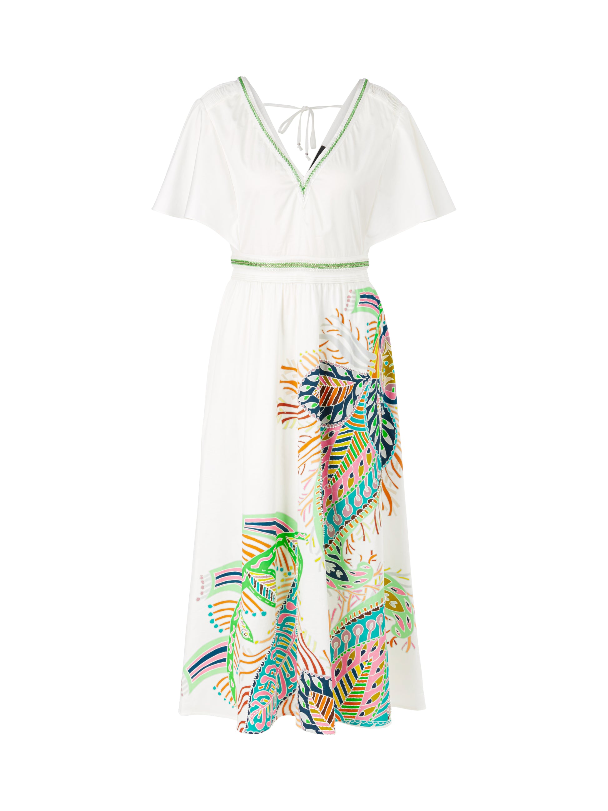 Marc Cain Collection WC2151W64 bead detail long dress – N.Shelley
