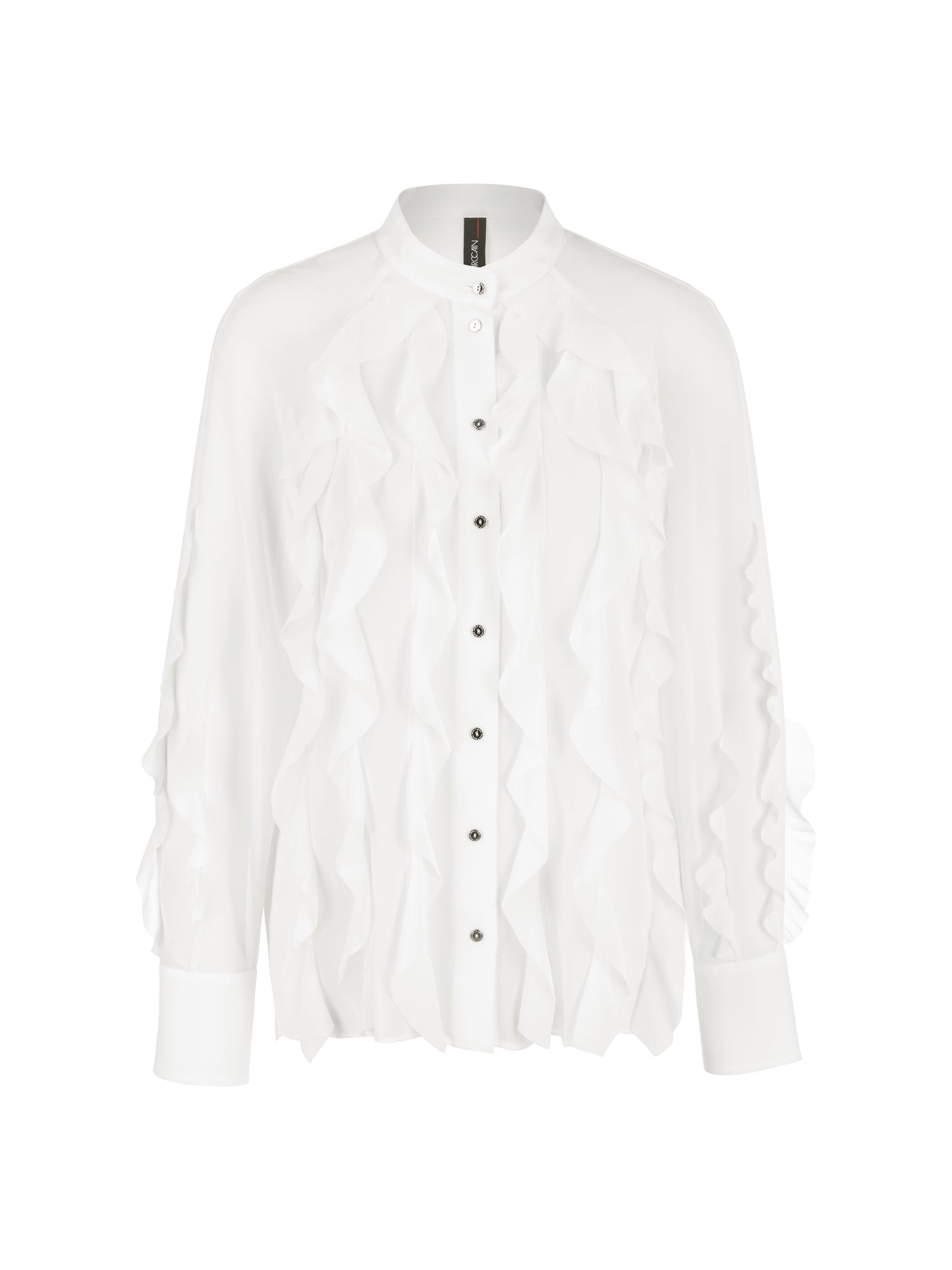 Marc Cain Collection  WC5127W44 Frill Georgette Blouse
