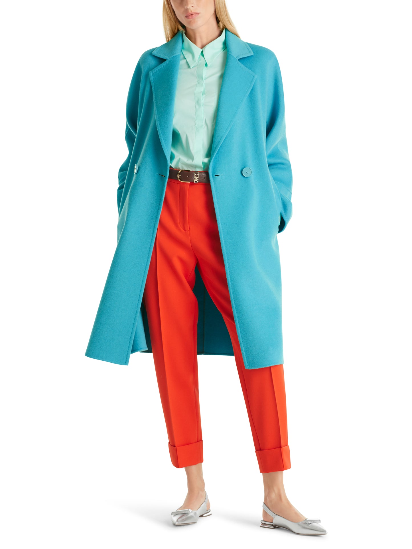 Marc Cain Collections Turquoise Coat