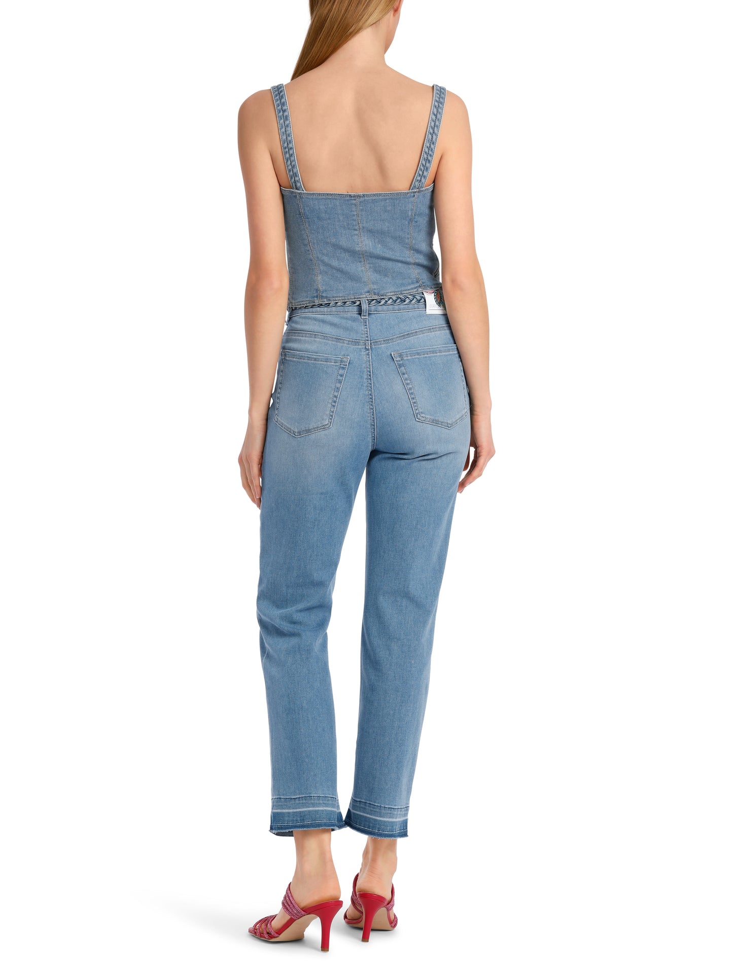 Marc Cain Collection WC8221D65 soft handle jean with rope detail belt