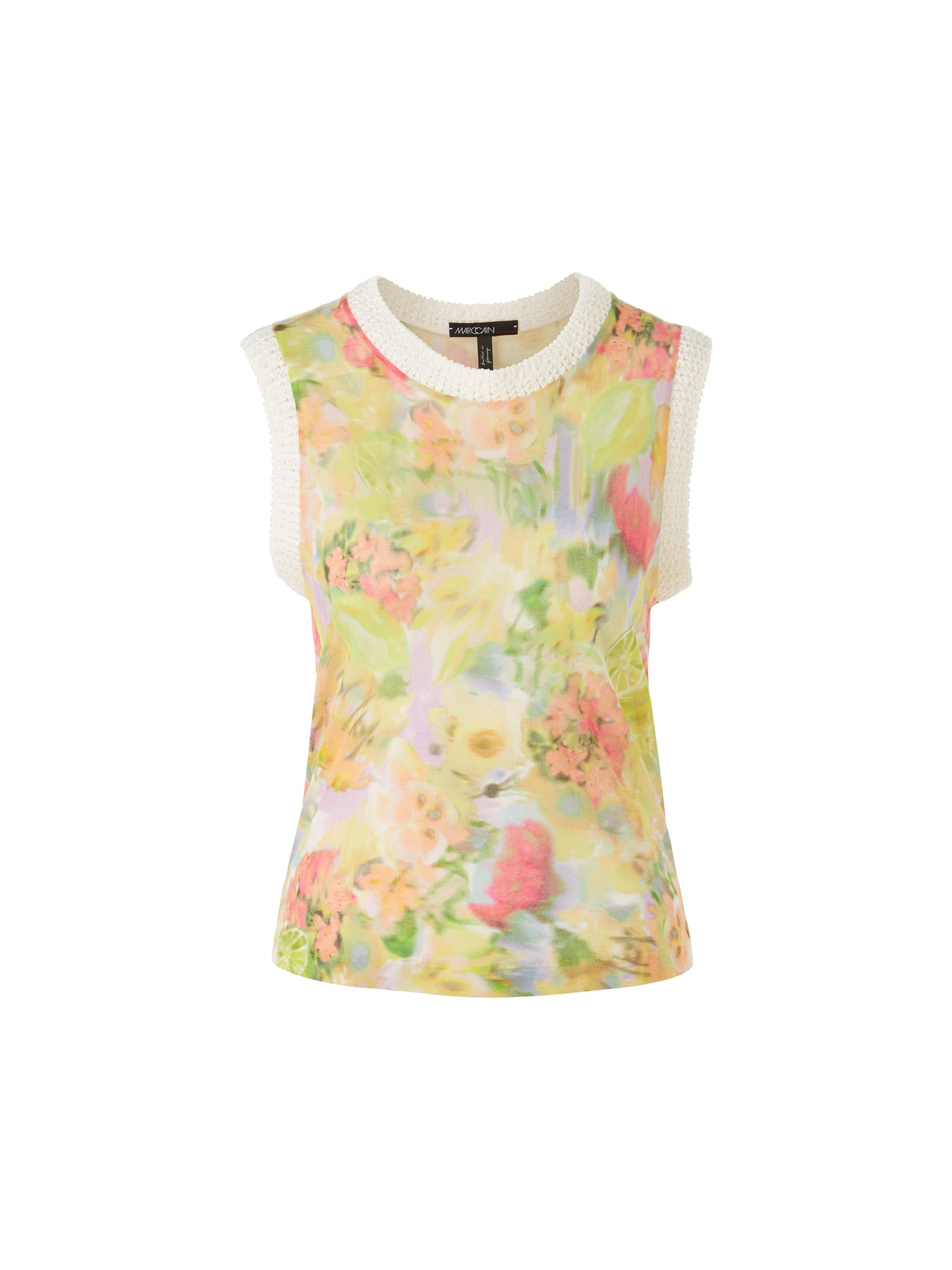 Marc Cain Collection  WC6109M34  floral sleeveless top
