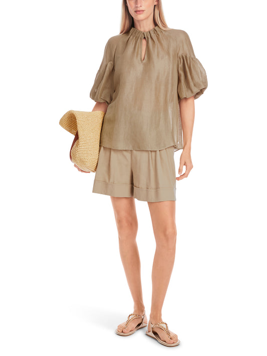 Marc Cain Collections Linen/Silk Blouse YC5142W86