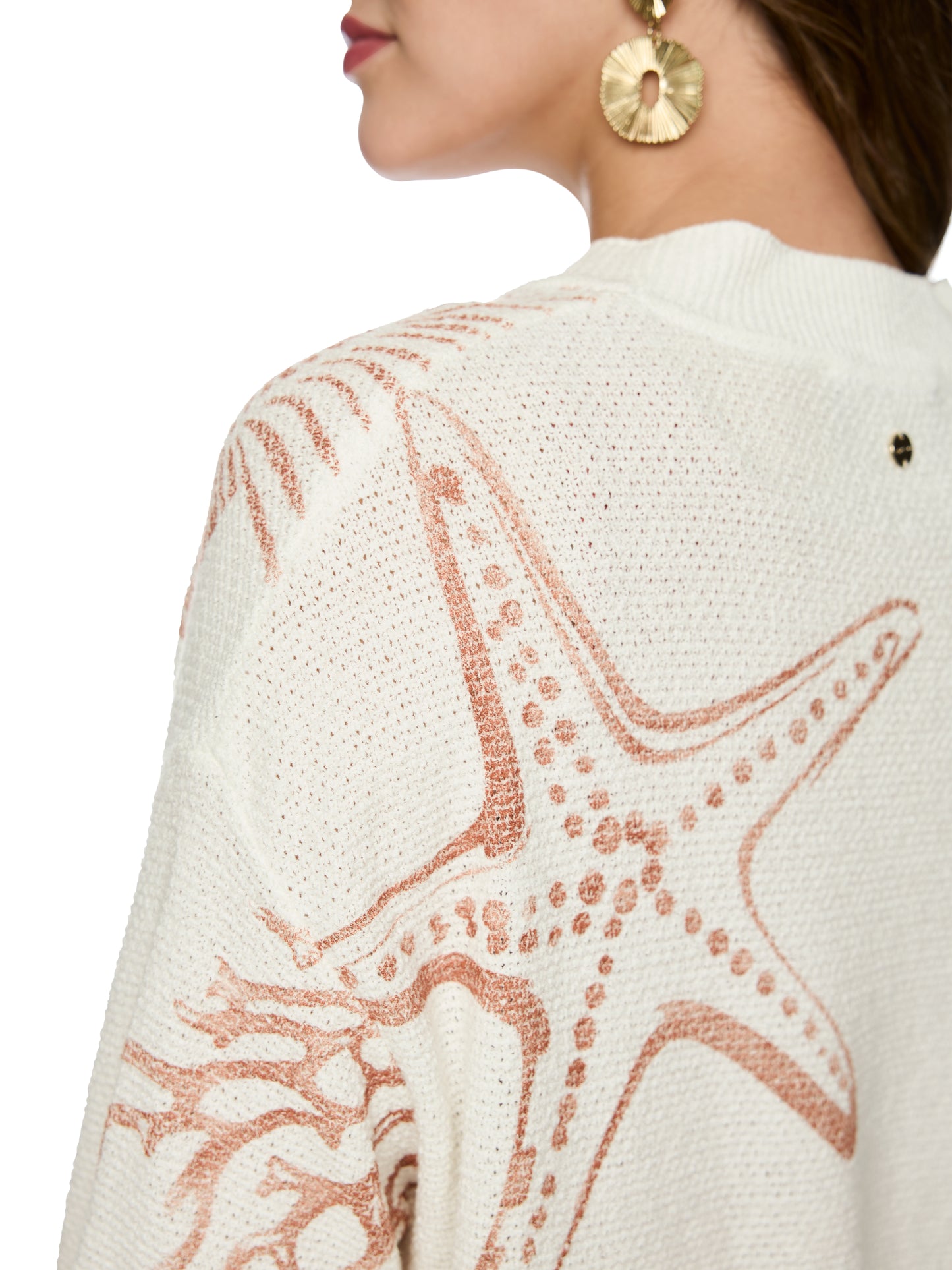 Marc Cain Shell Print Cardigan AC3918M41