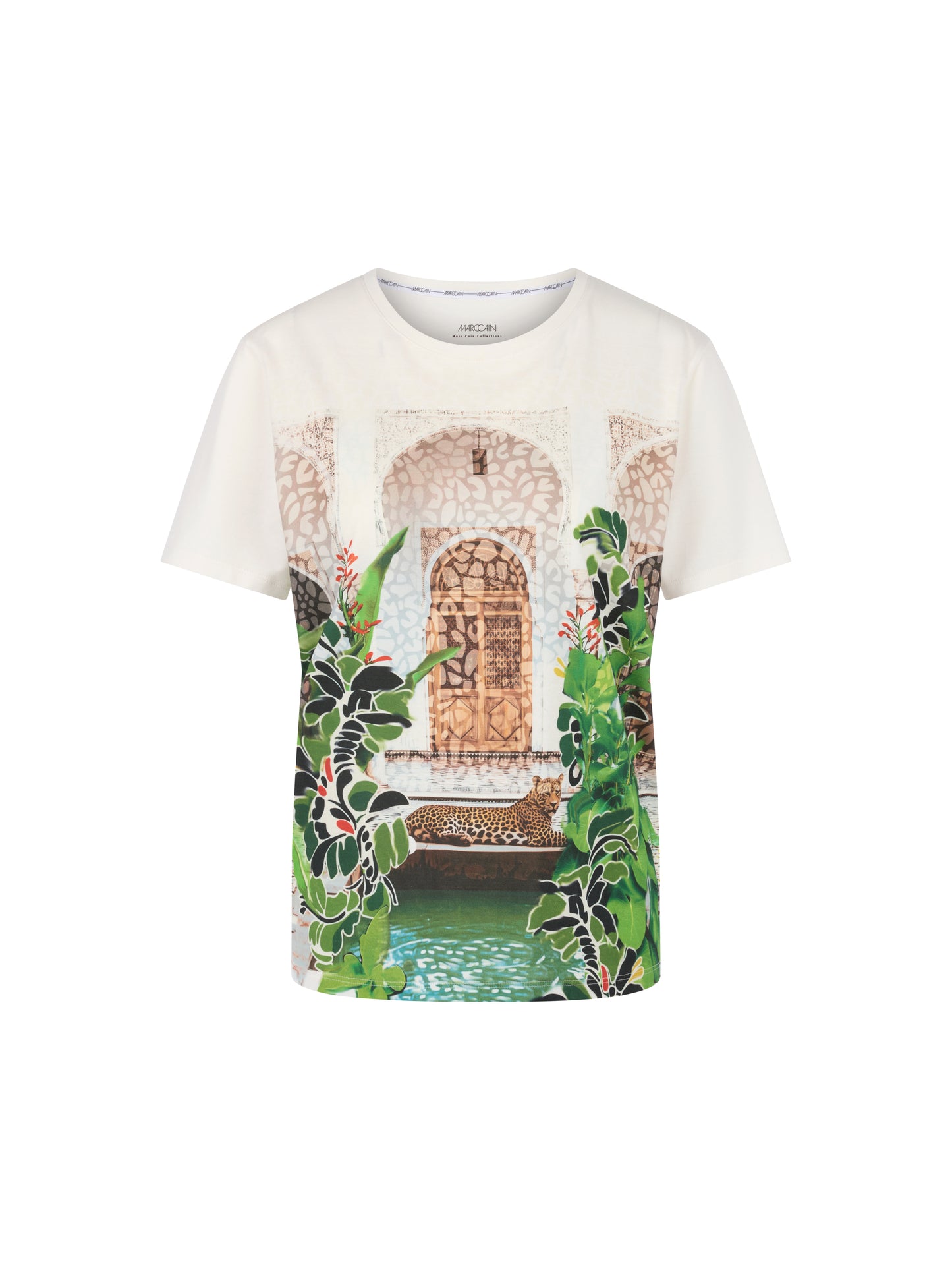 Marc Cain Tiger Print T-Shirt AC4832J48