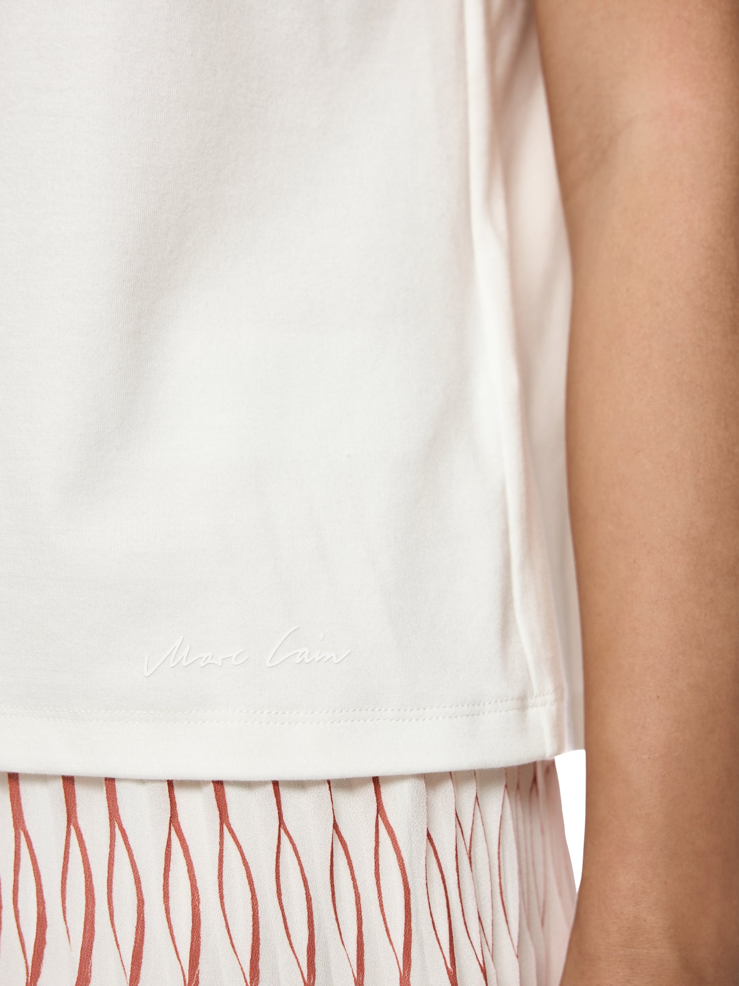 Marc Cain Frill Shoulder T-Shirt AC4863J15