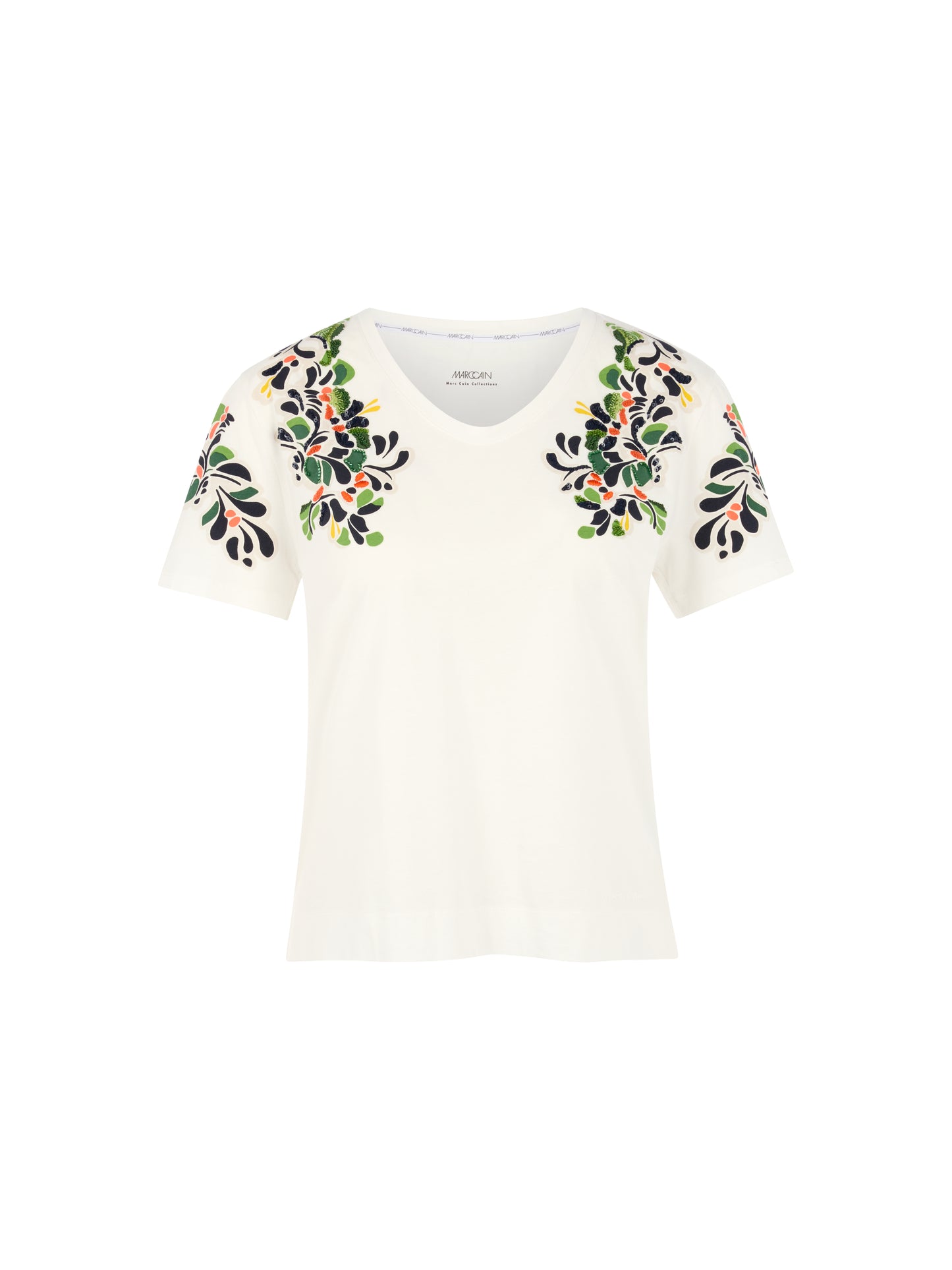 Marc Cain Beaded T-Shirt AC4871J46