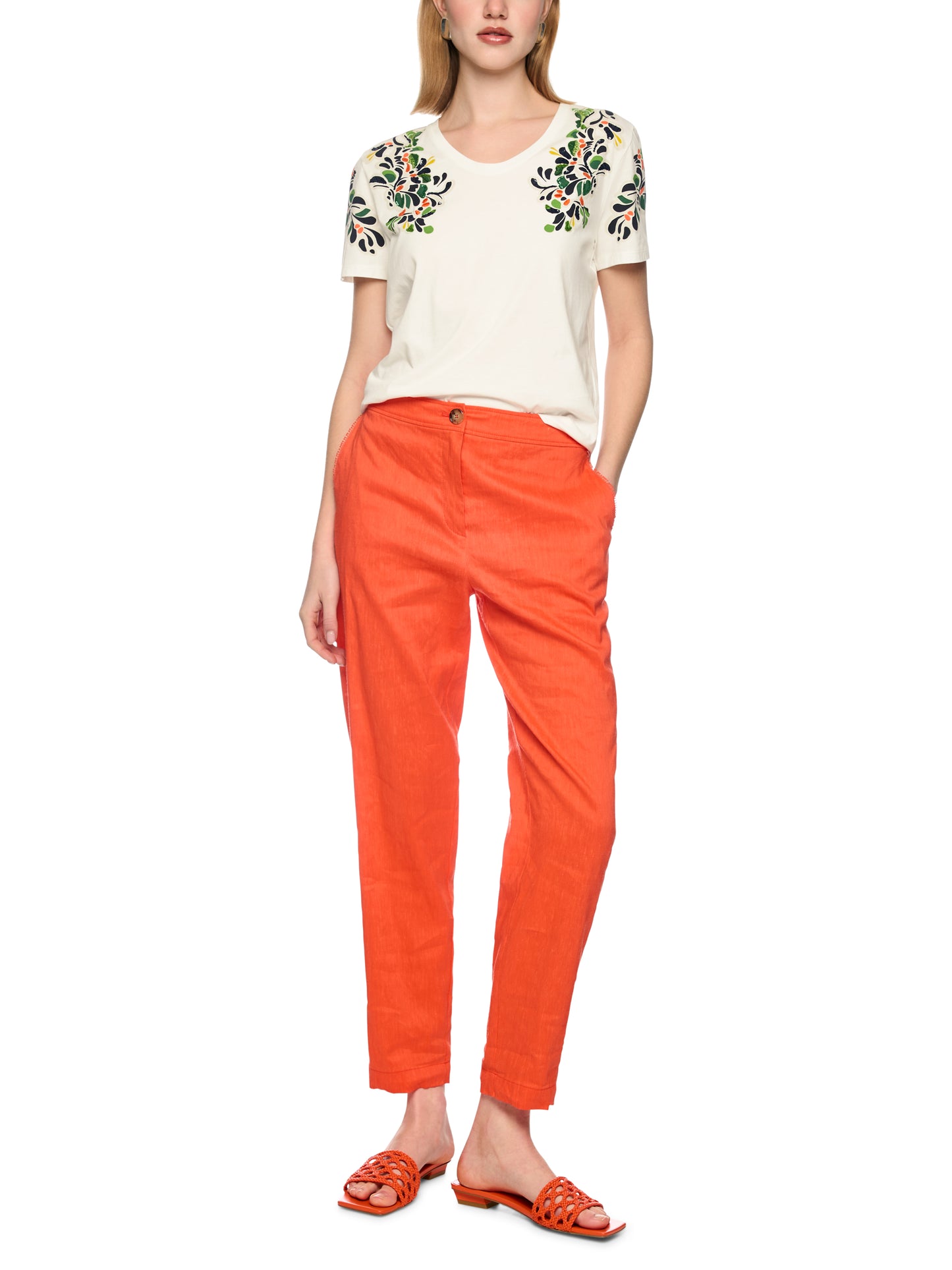 Marc Cain Beaded T-Shirt AC4871J46