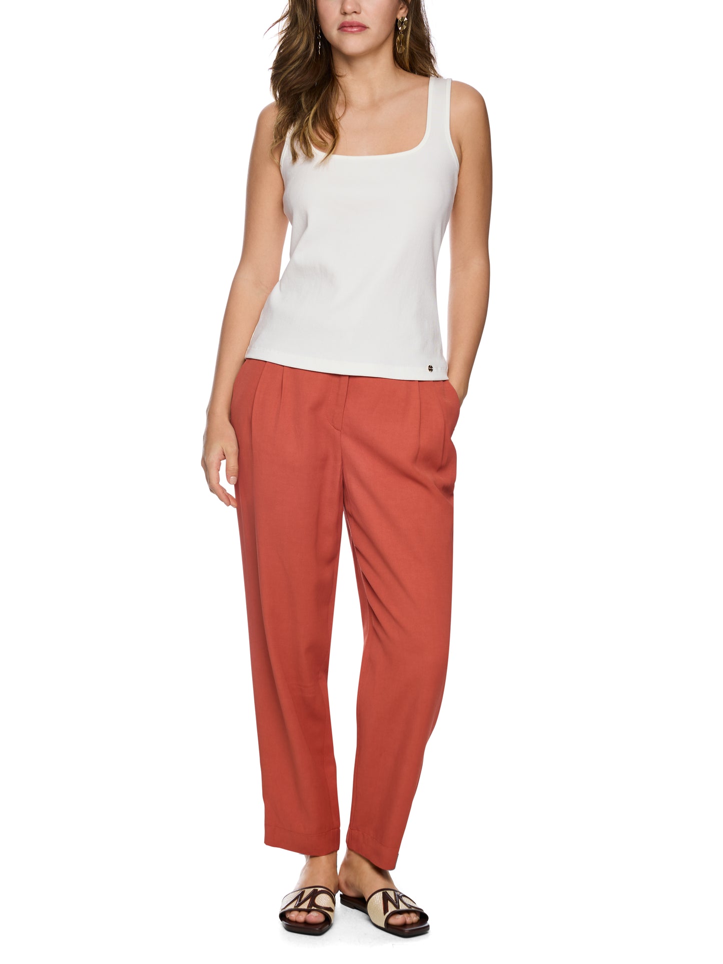 Marc Cain Off White Vest AC6122J52