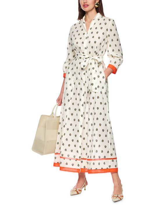 Marc Cain Mosaic Print Dress AC2139W45