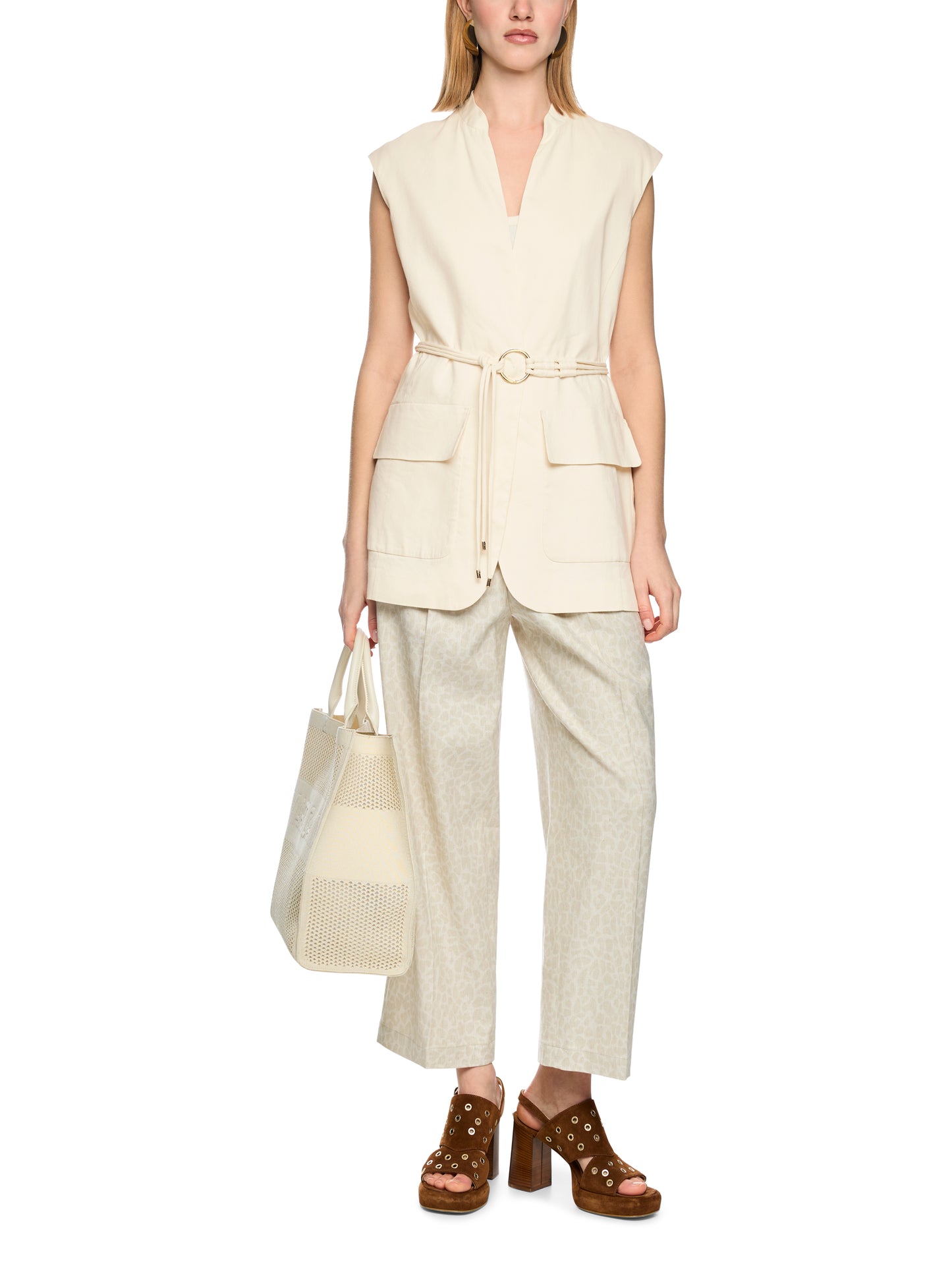 Marc Cain Linen Waistcoat AC3704W70