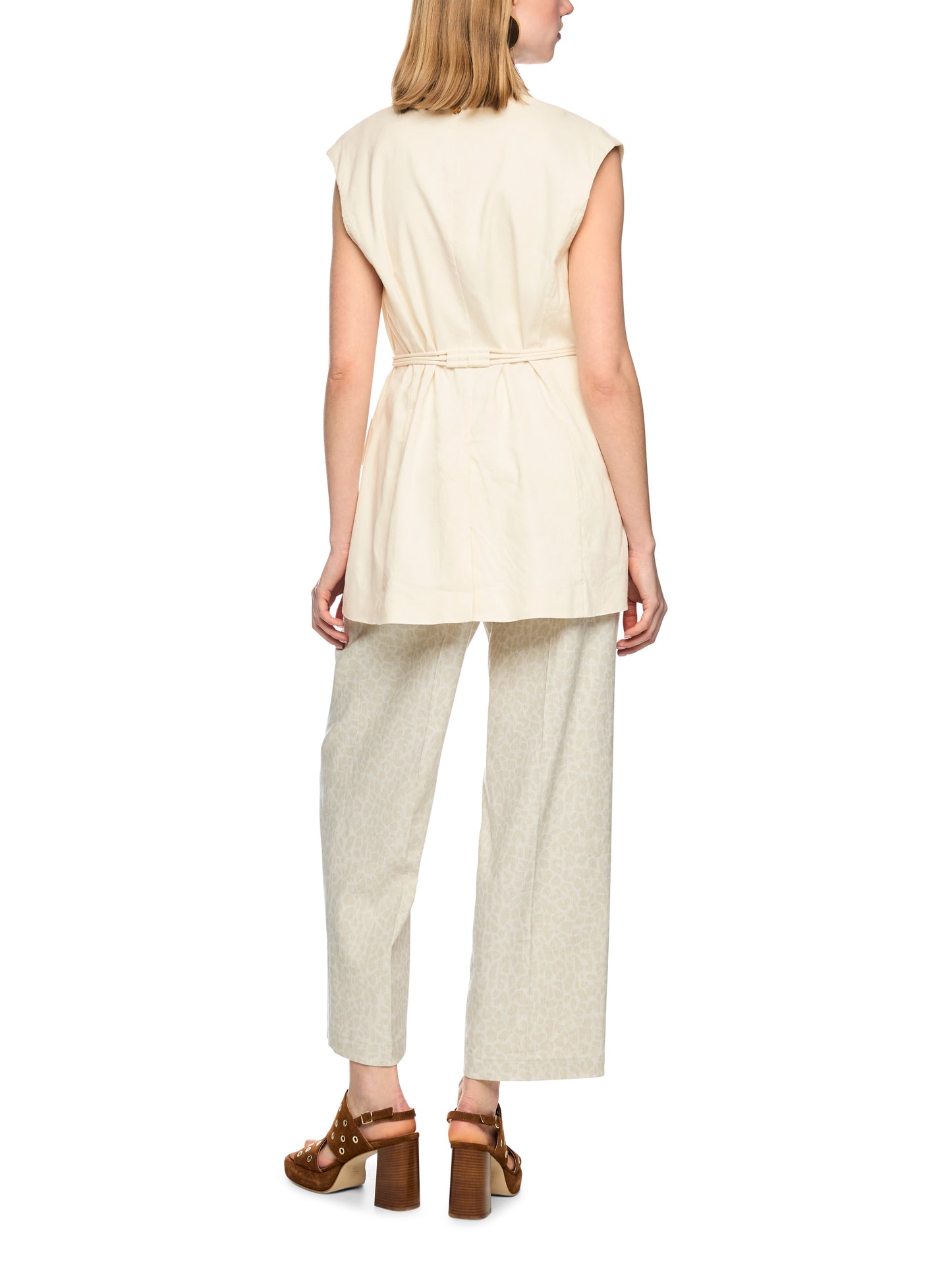 Marc Cain Linen Waistcoat AC3704W70
