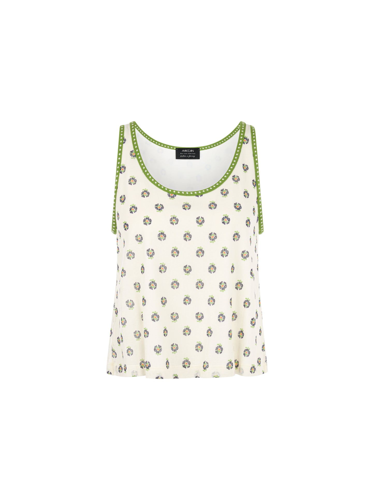 Marc Cain Mosaic Print Vest AC6126M31