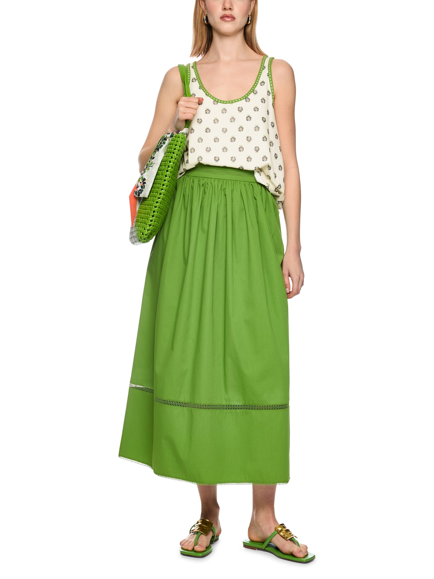 Marc Cain Mosaic Print Vest AC6126M31