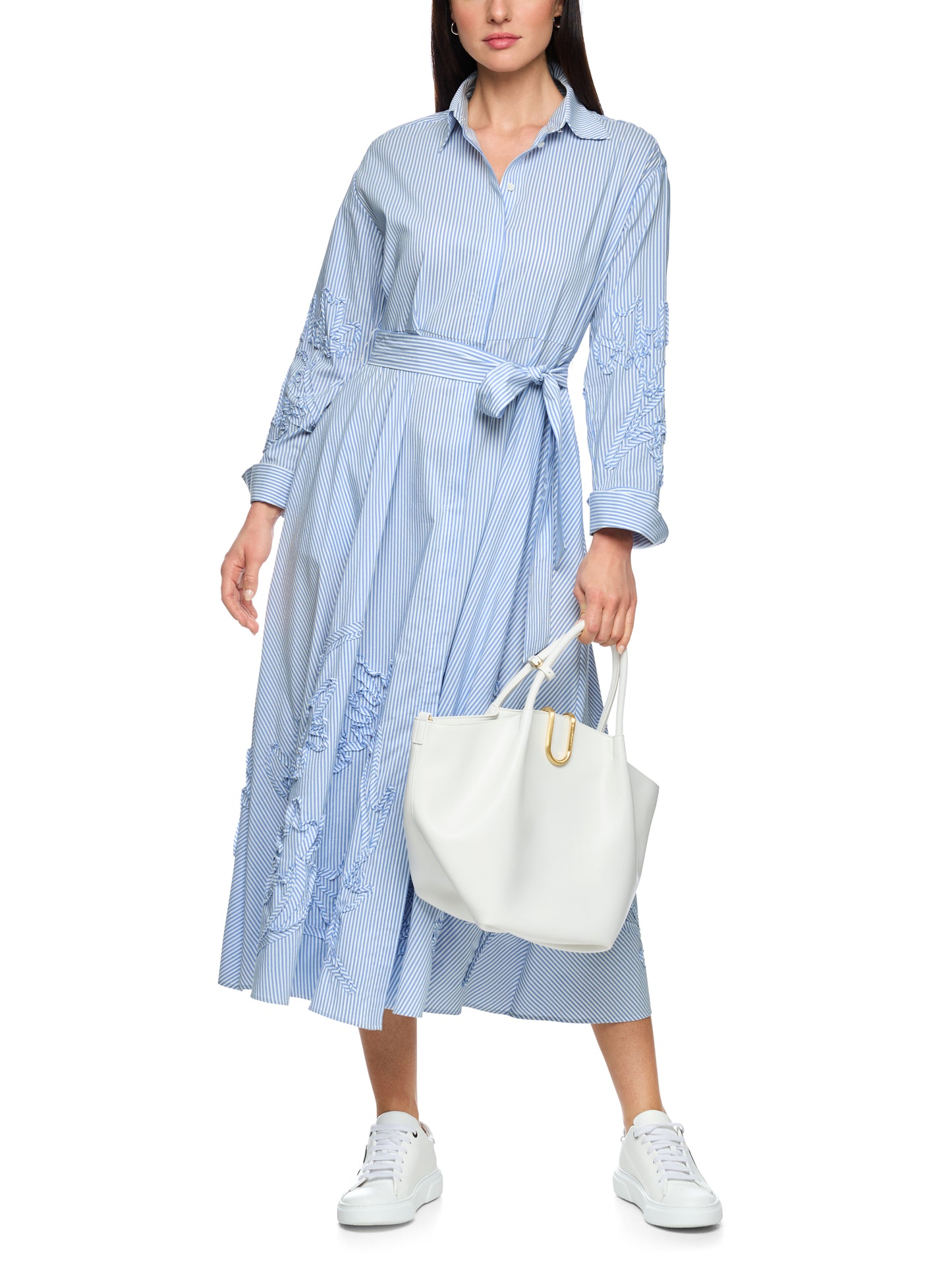 Marc Cain Stripe Dress AC2131W59