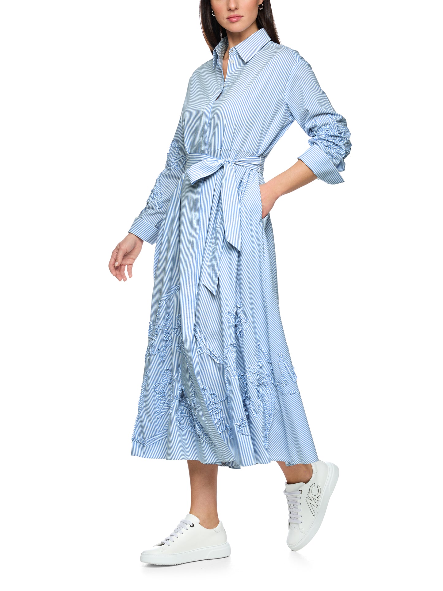 Marc Cain Stripe Dress AC2131W59