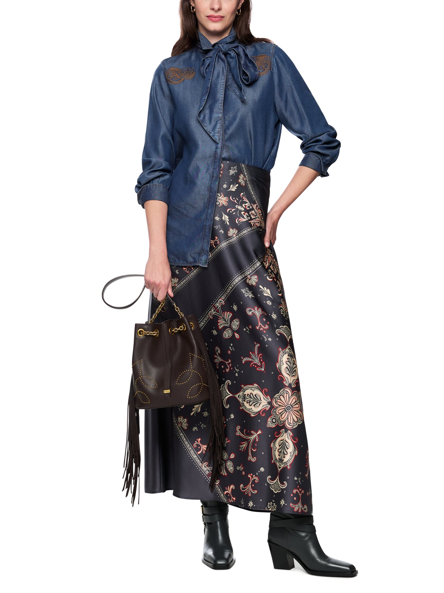 Marc Cain Denim Shirt AC5101D63