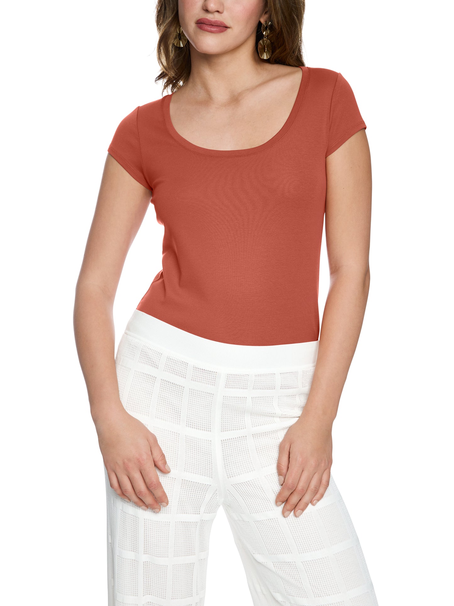 Marc Cain Rust T-Shirt AC4843J14