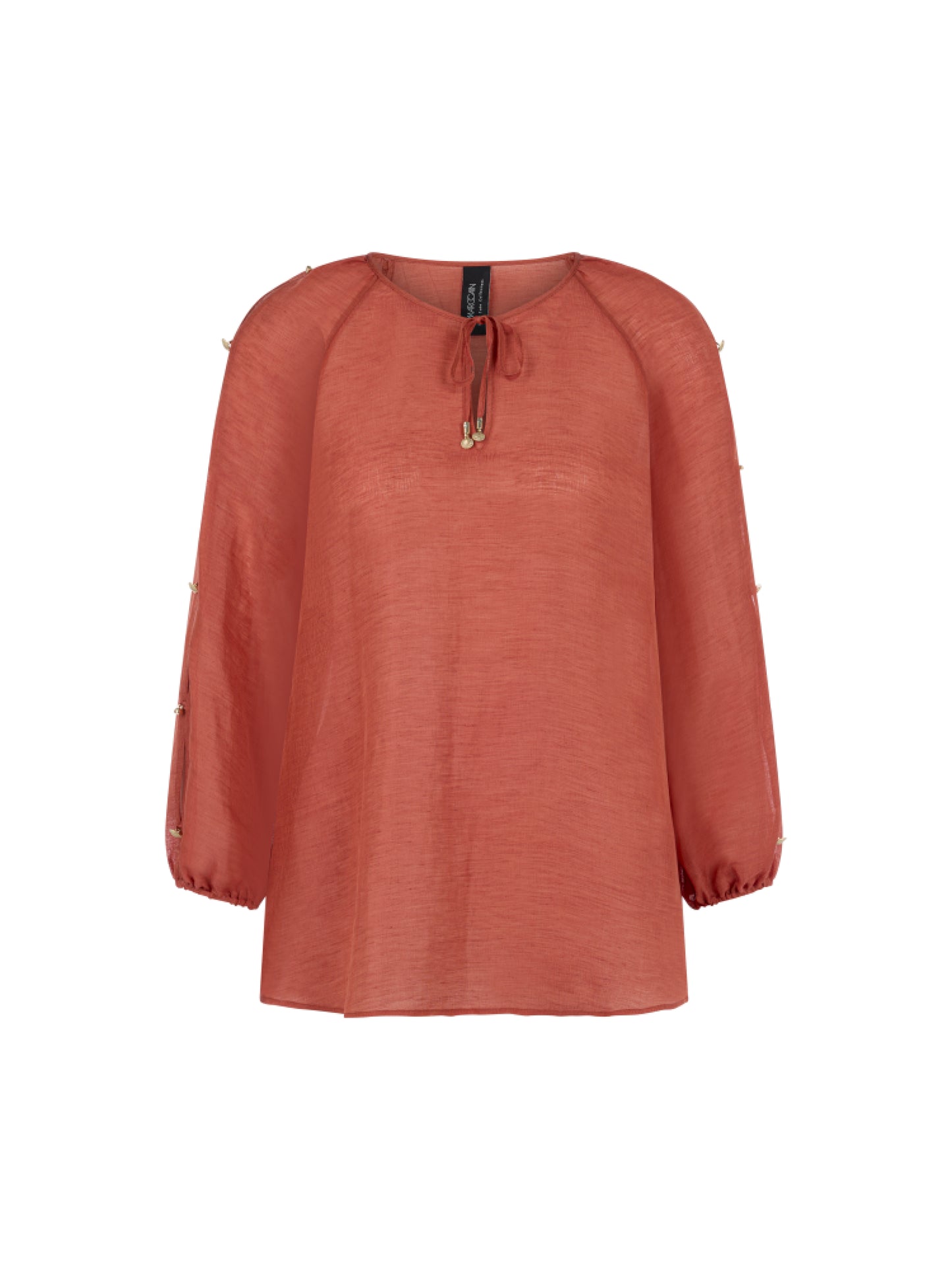 Marc Cain Linen Tunic Blouse AC5140W86