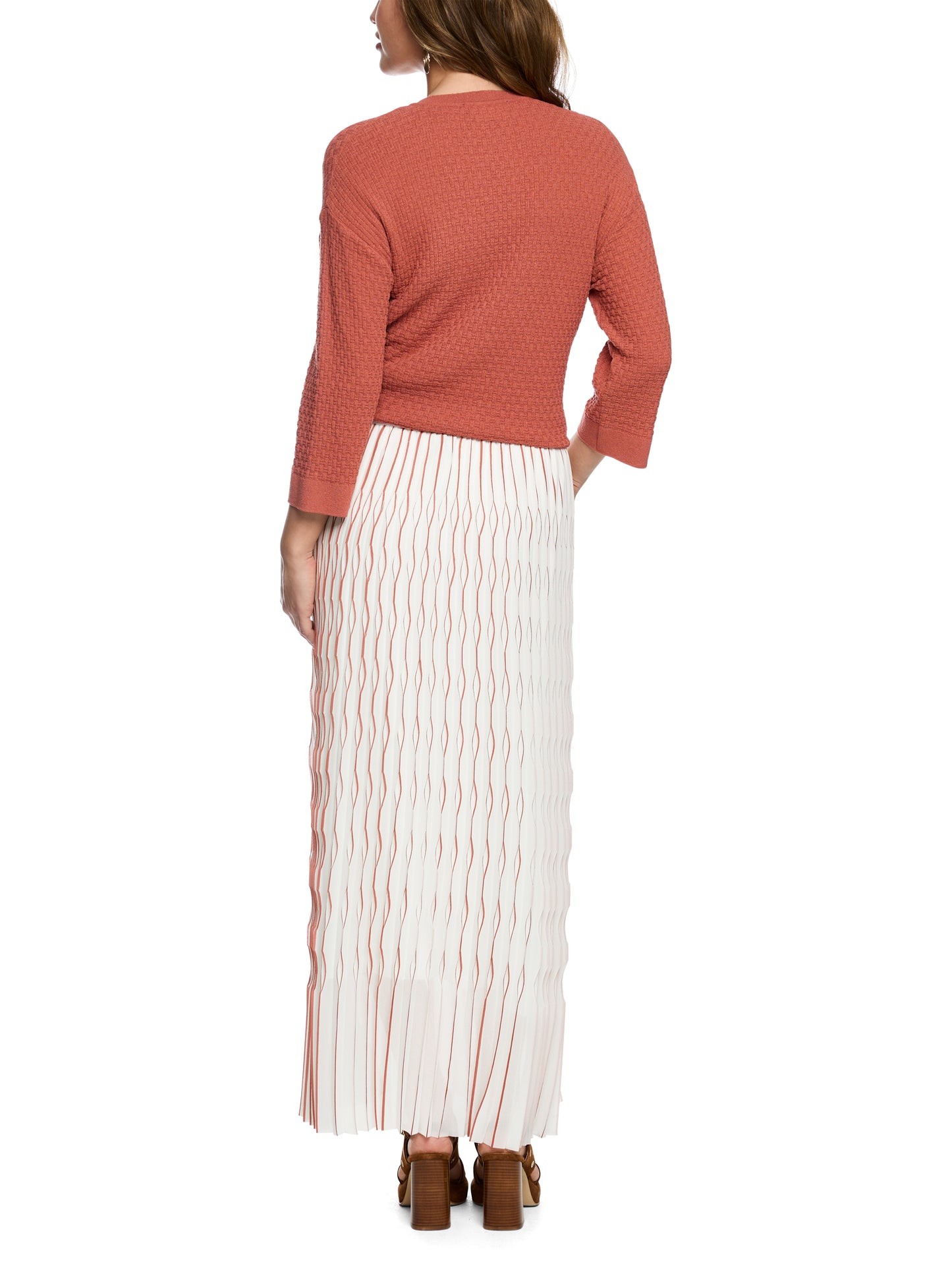 Marc Cain Pleated Skirt AC7125W76