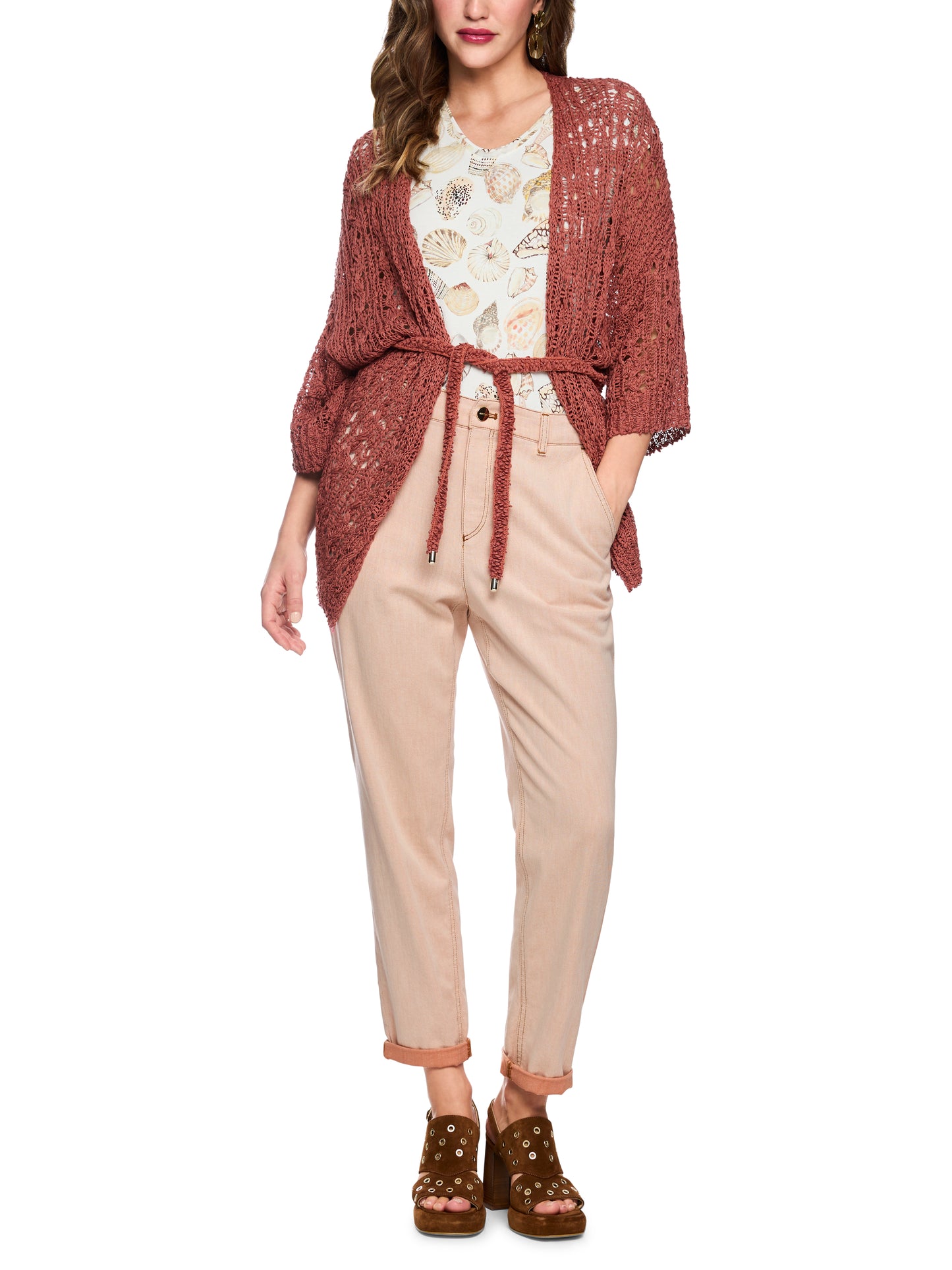 Marc Cain Peach Jeans AC8227D24