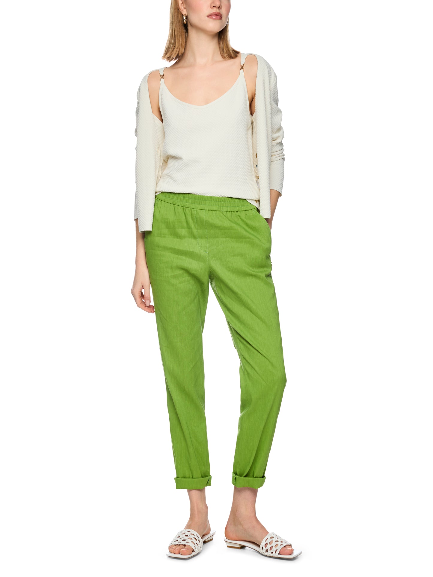 Marc Cain Green Trousers AC8159W70