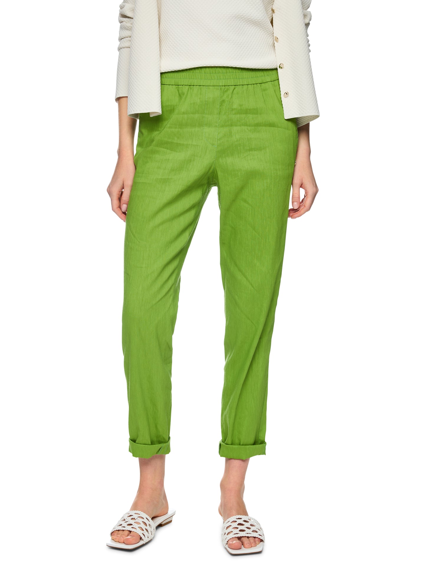Marc Cain Green Trousers AC8159W70