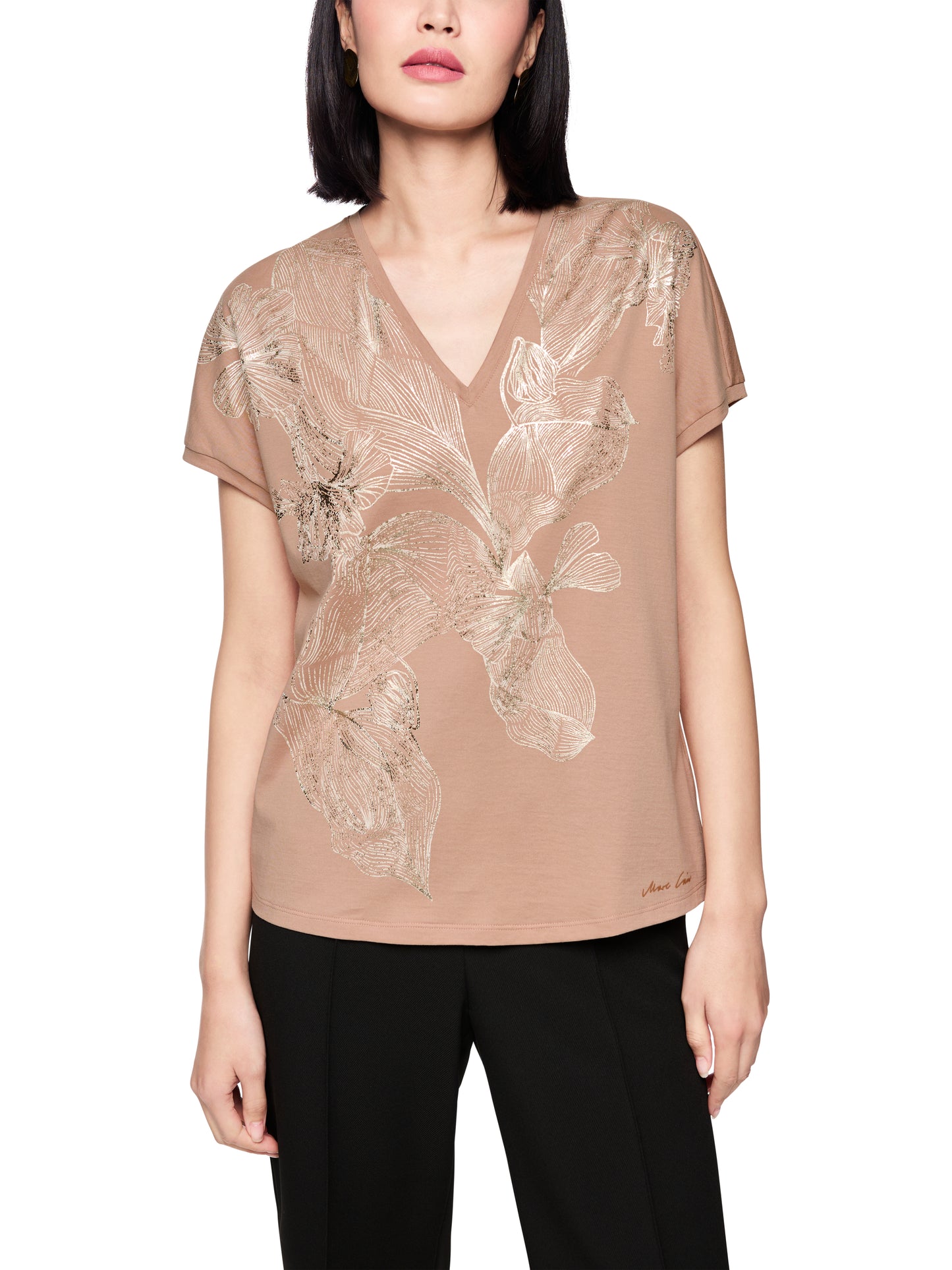 Marc Cain Foil Front T-Shirt AC4825J28