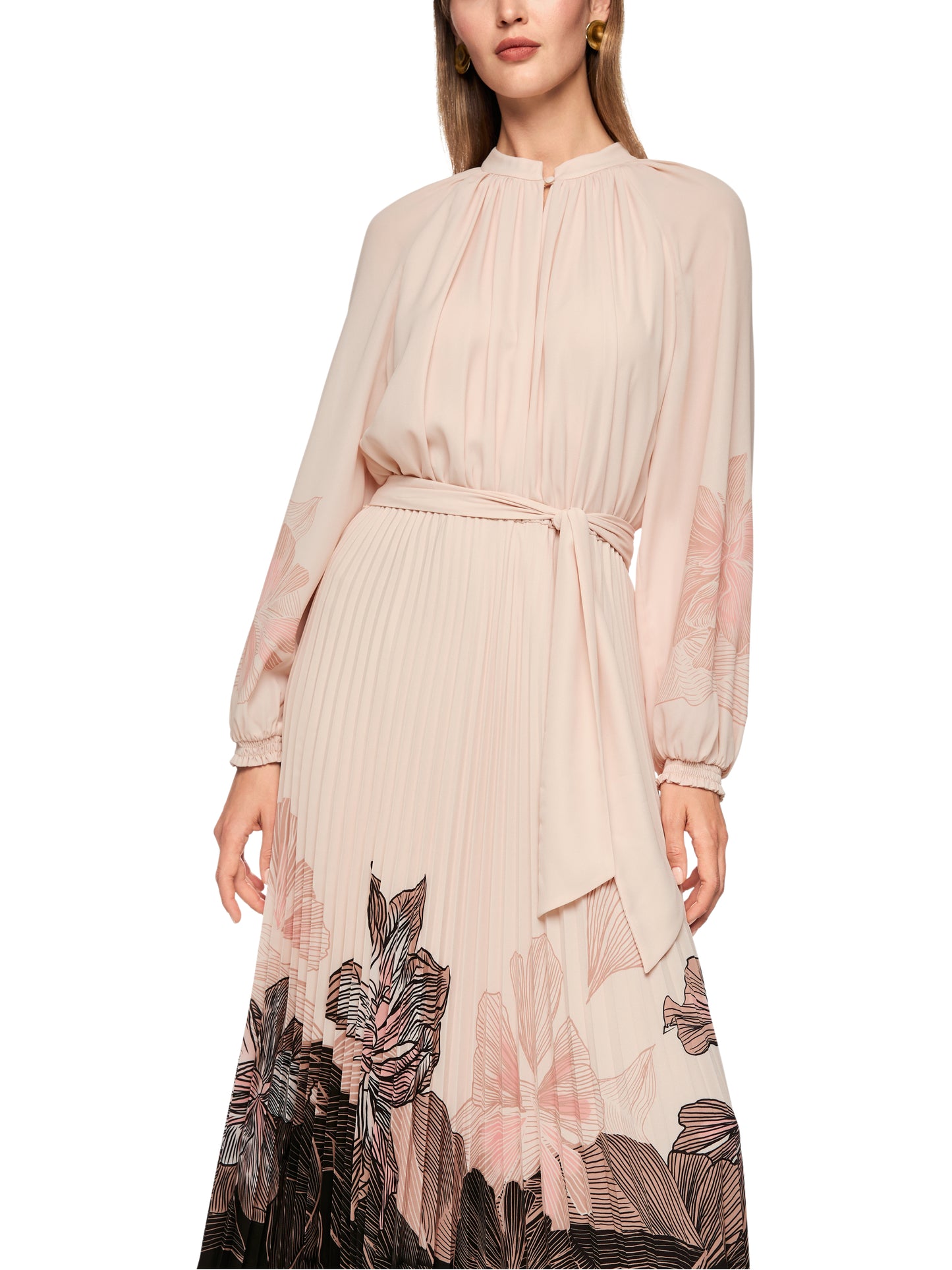 Marc Cain Rose Print Dress AC2105W07