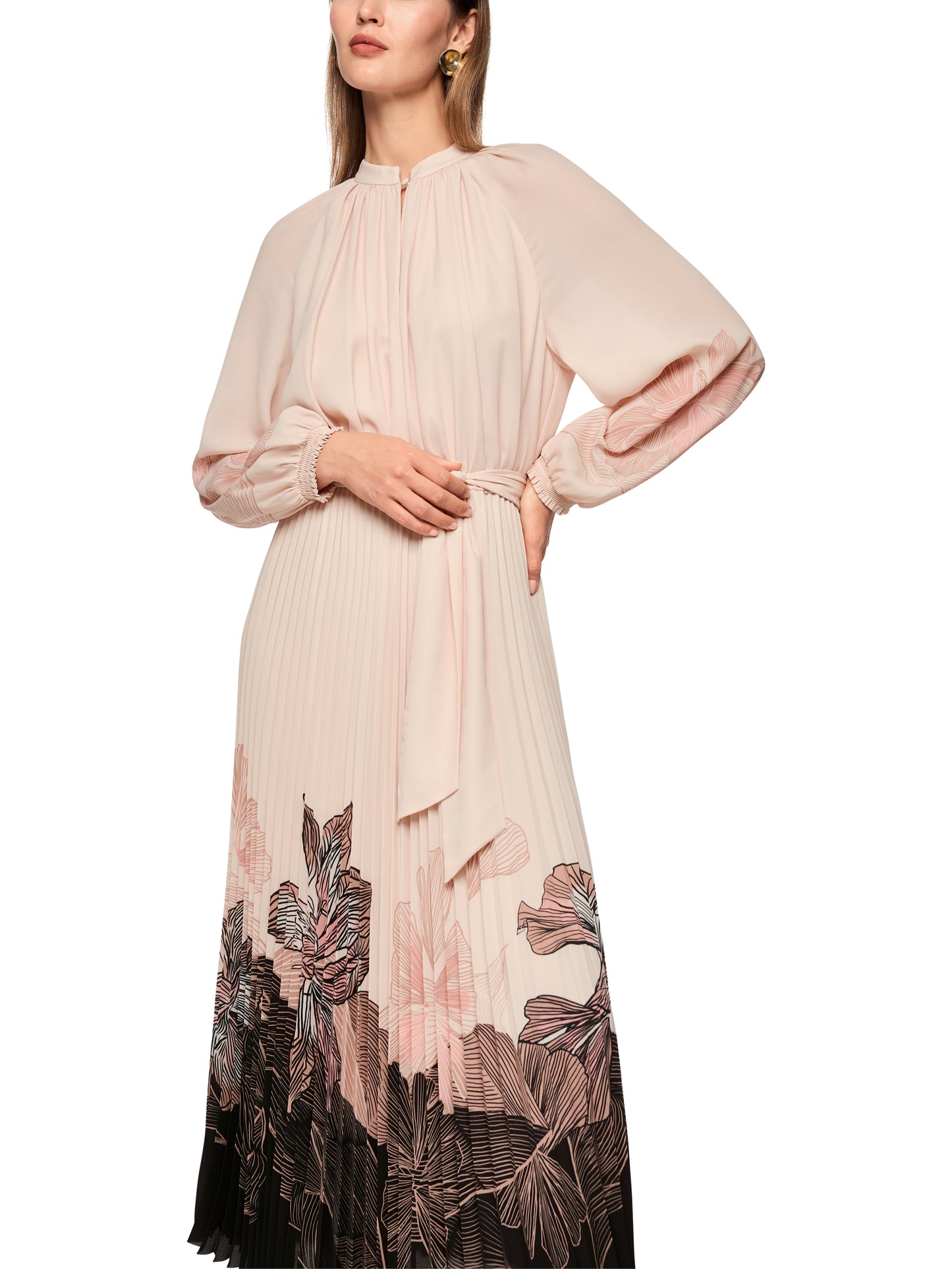 Marc Cain Rose Print Dress AC2105W07