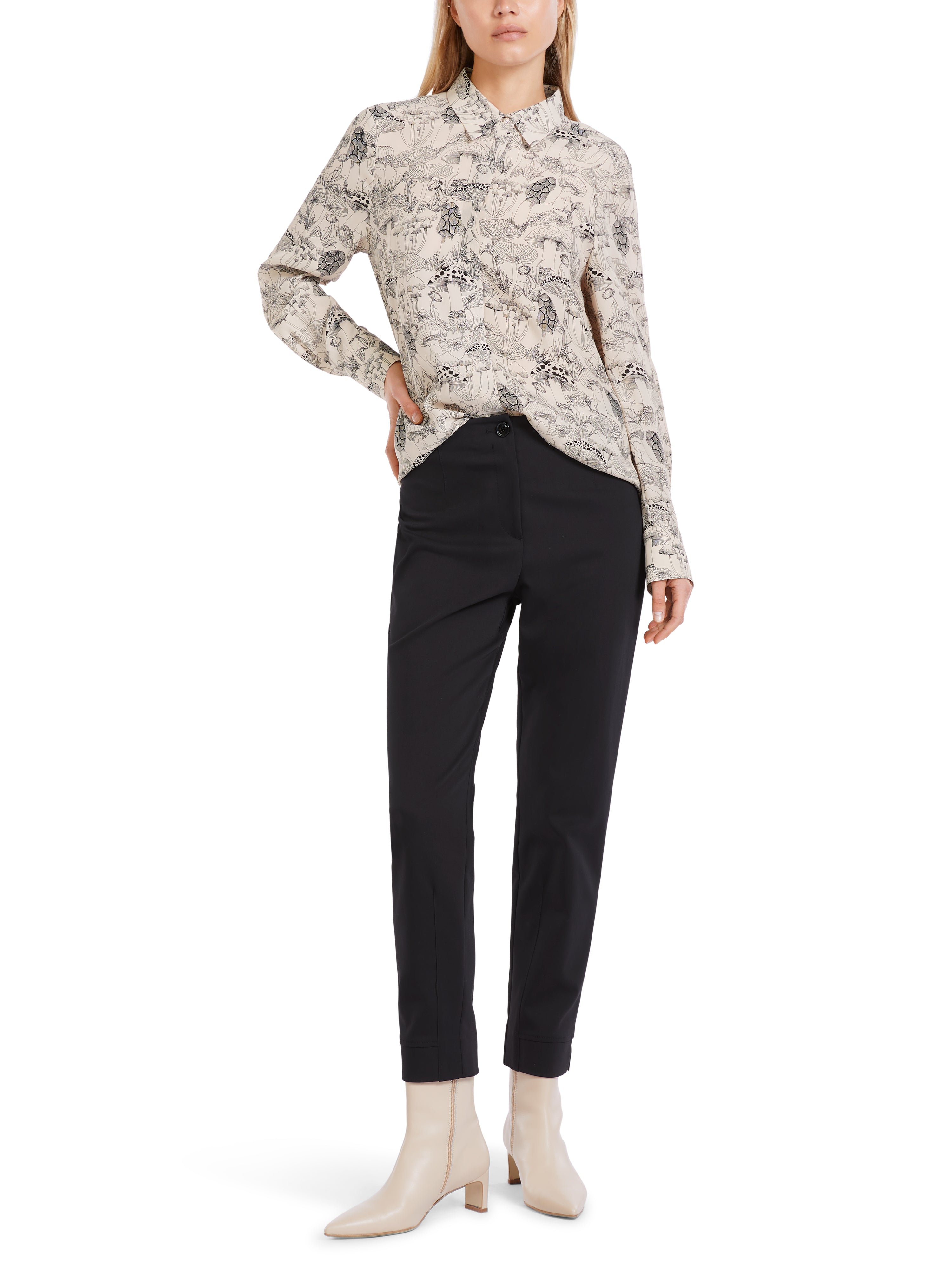 Marc Cain Collections Mushroom Print Blouse – N.Shelley