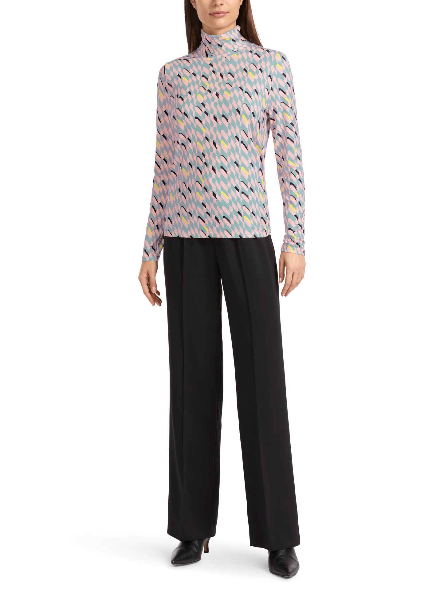Marc Cain Collections Geometric High Neck Top