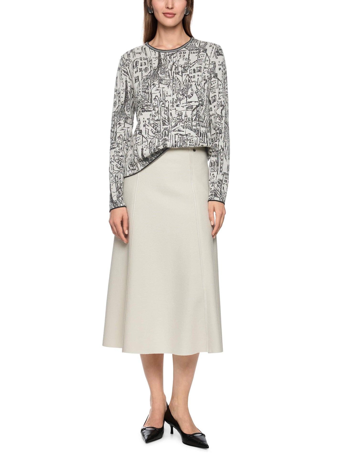 Marc Cain Print Sweater ZC4131M38