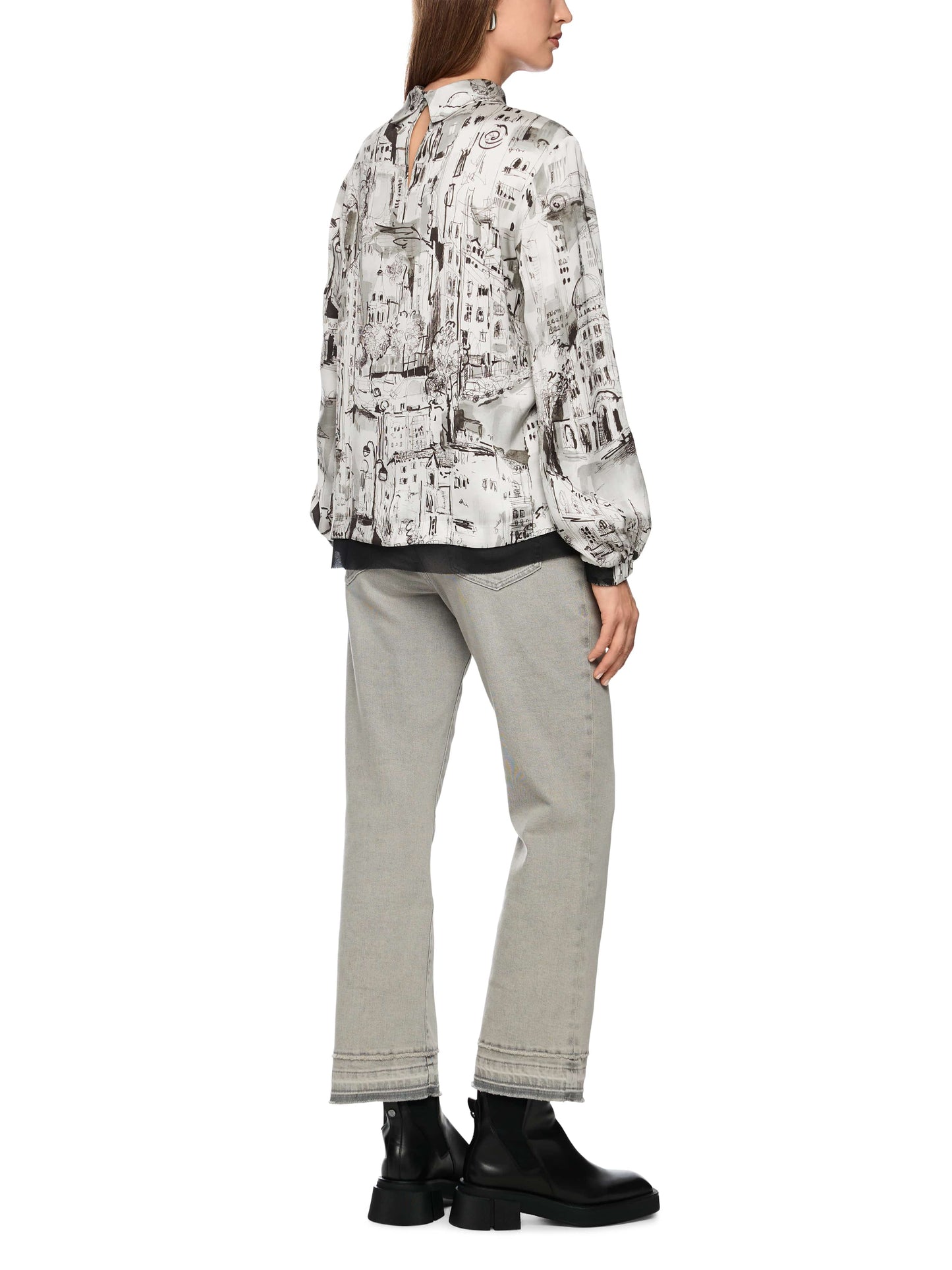 Marc Cain City Print Blouse ZC5121W75