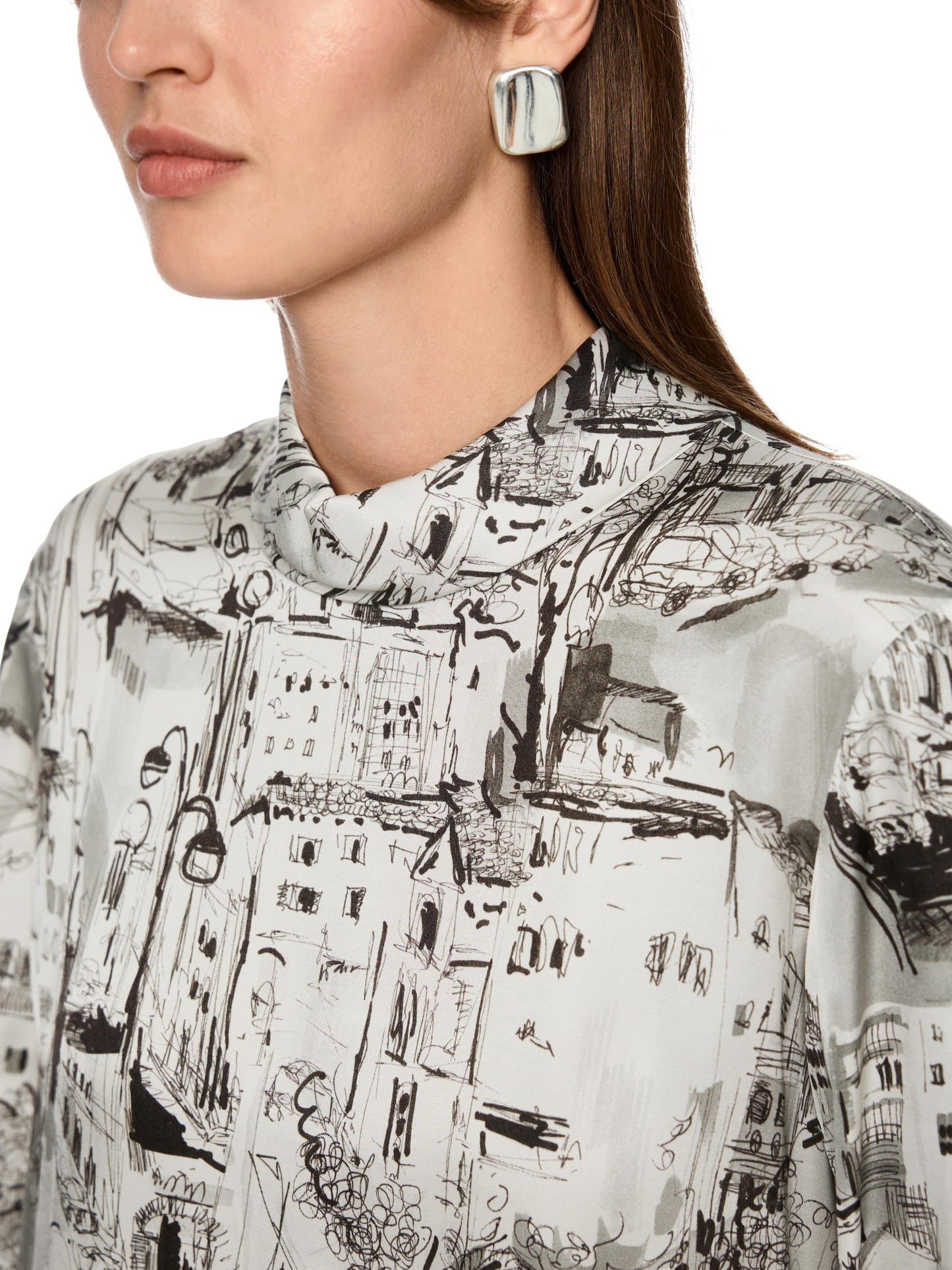 Marc Cain City Print Blouse ZC5121W75