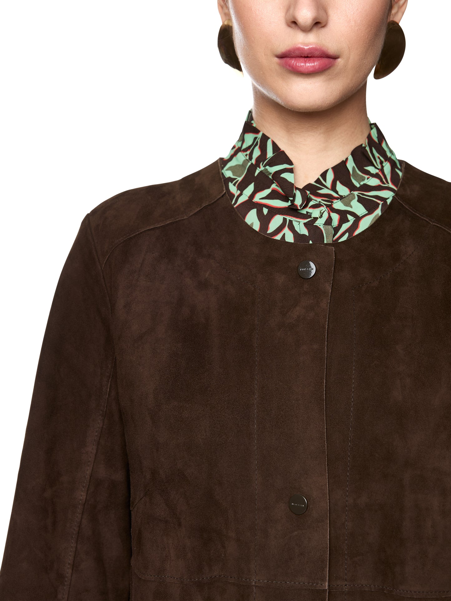 Marc Cain Suede Coat ZC1101L02