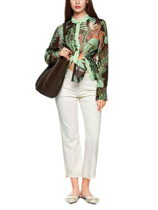Marc Cain Floral Print Blouse ZC5101W05