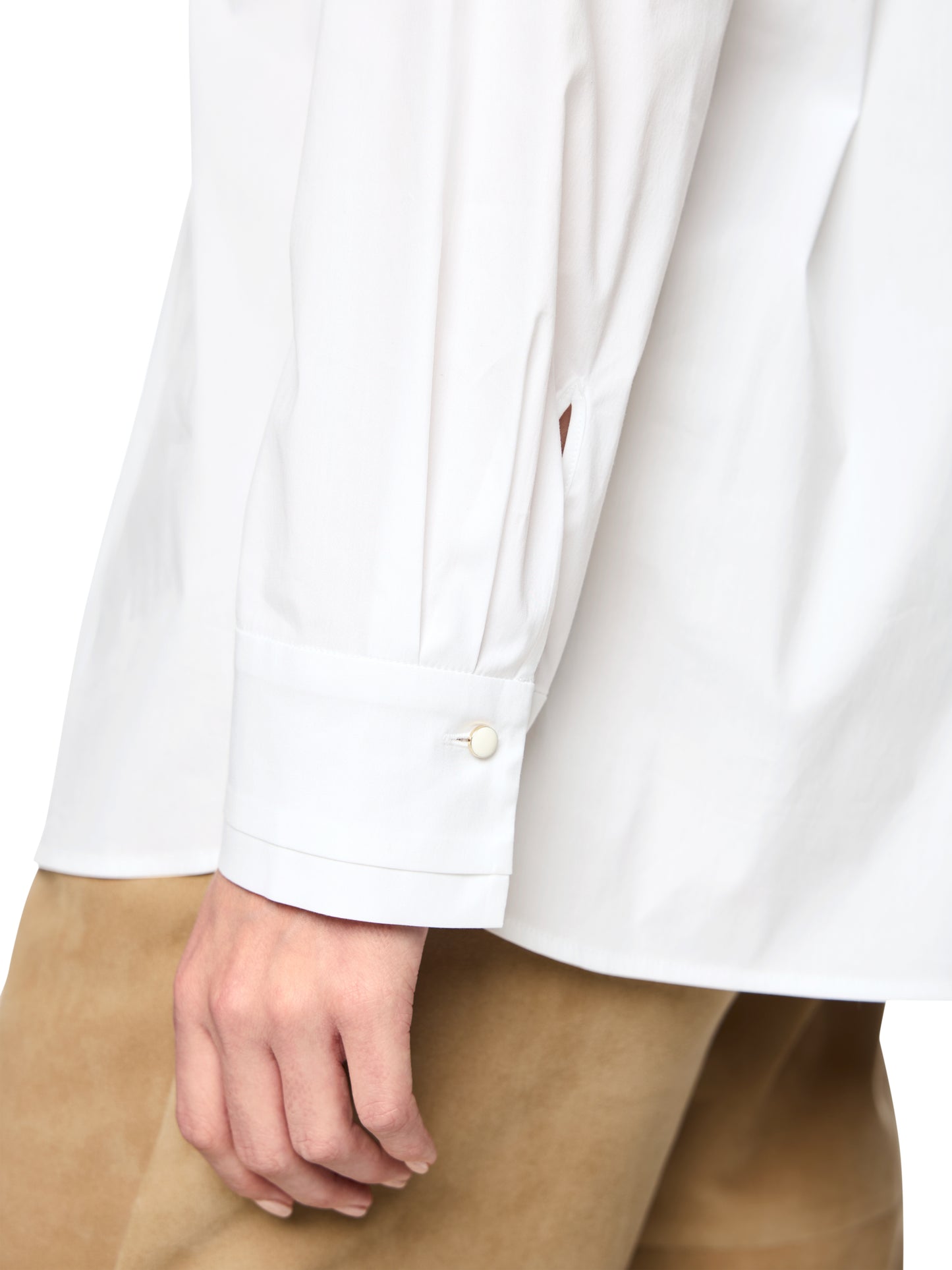 Marc Cain White Cotton Shirt BC5126W71