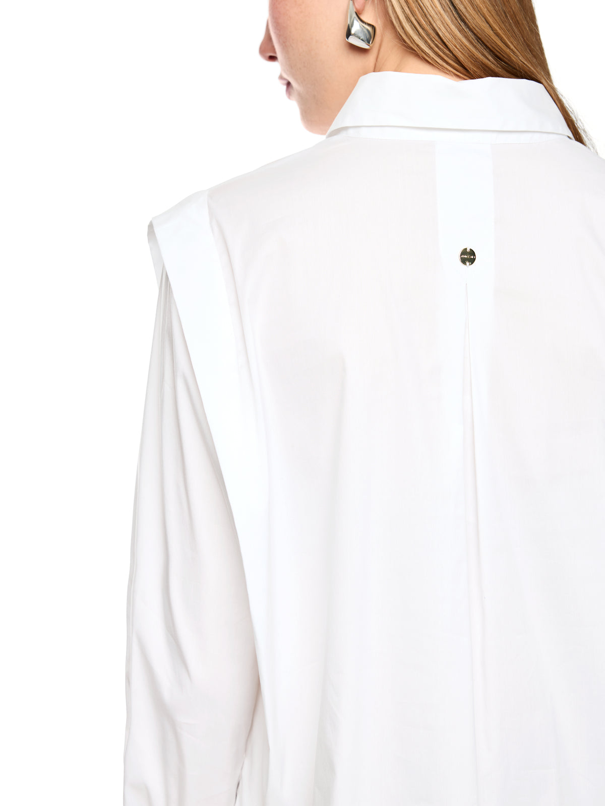 Marc Cain White Cotton Shirt BC5126W71