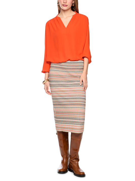 Marc Cain Orange Blouse BC5125W90