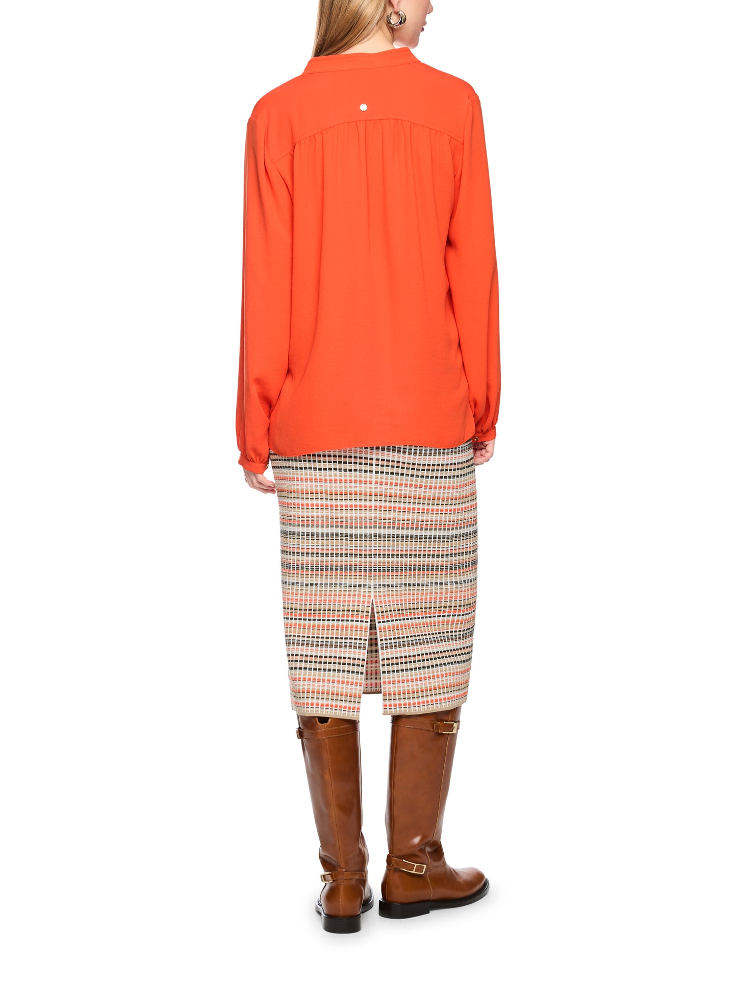 Marc Cain Orange Blouse BC5125W90
