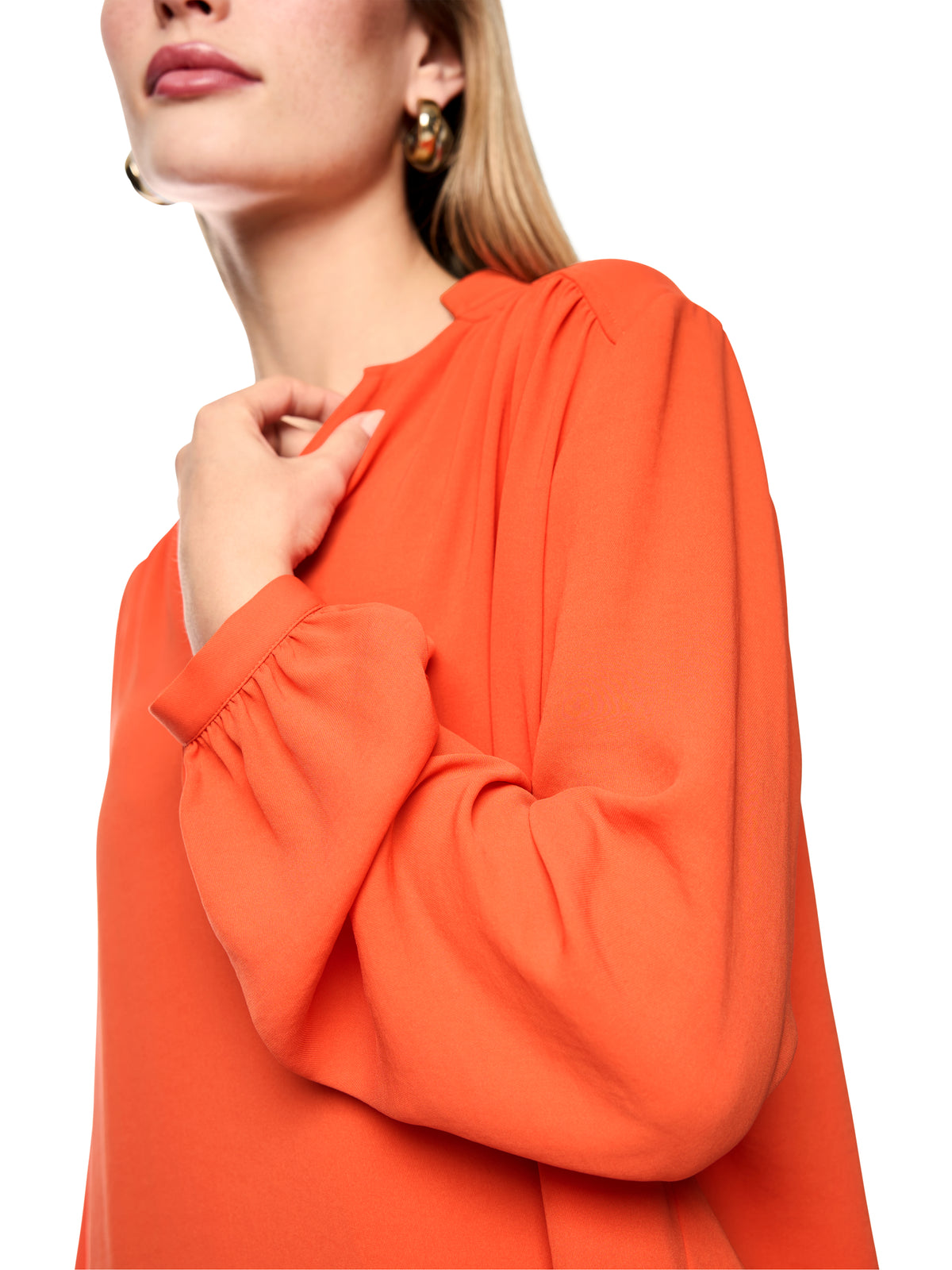 Marc Cain Orange Blouse BC5125W90