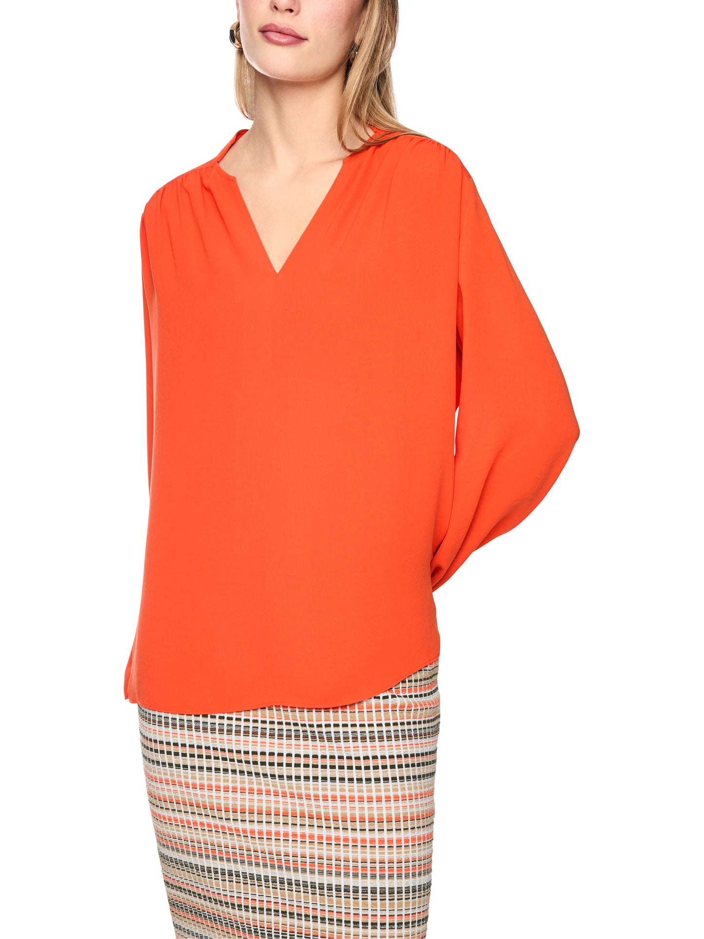 Marc Cain Orange Blouse BC5125W90