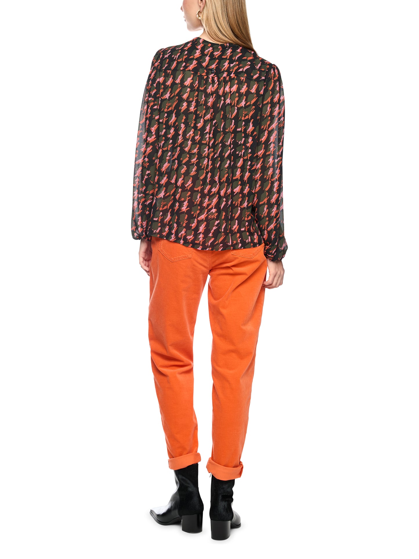 Marc Cain Check Blouse BC5136W20