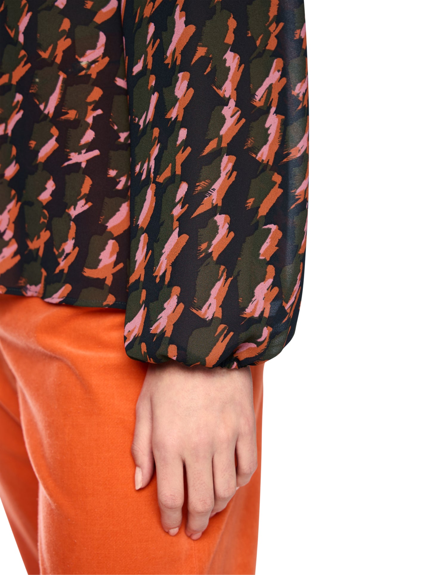 Marc Cain Check Blouse BC5136W20