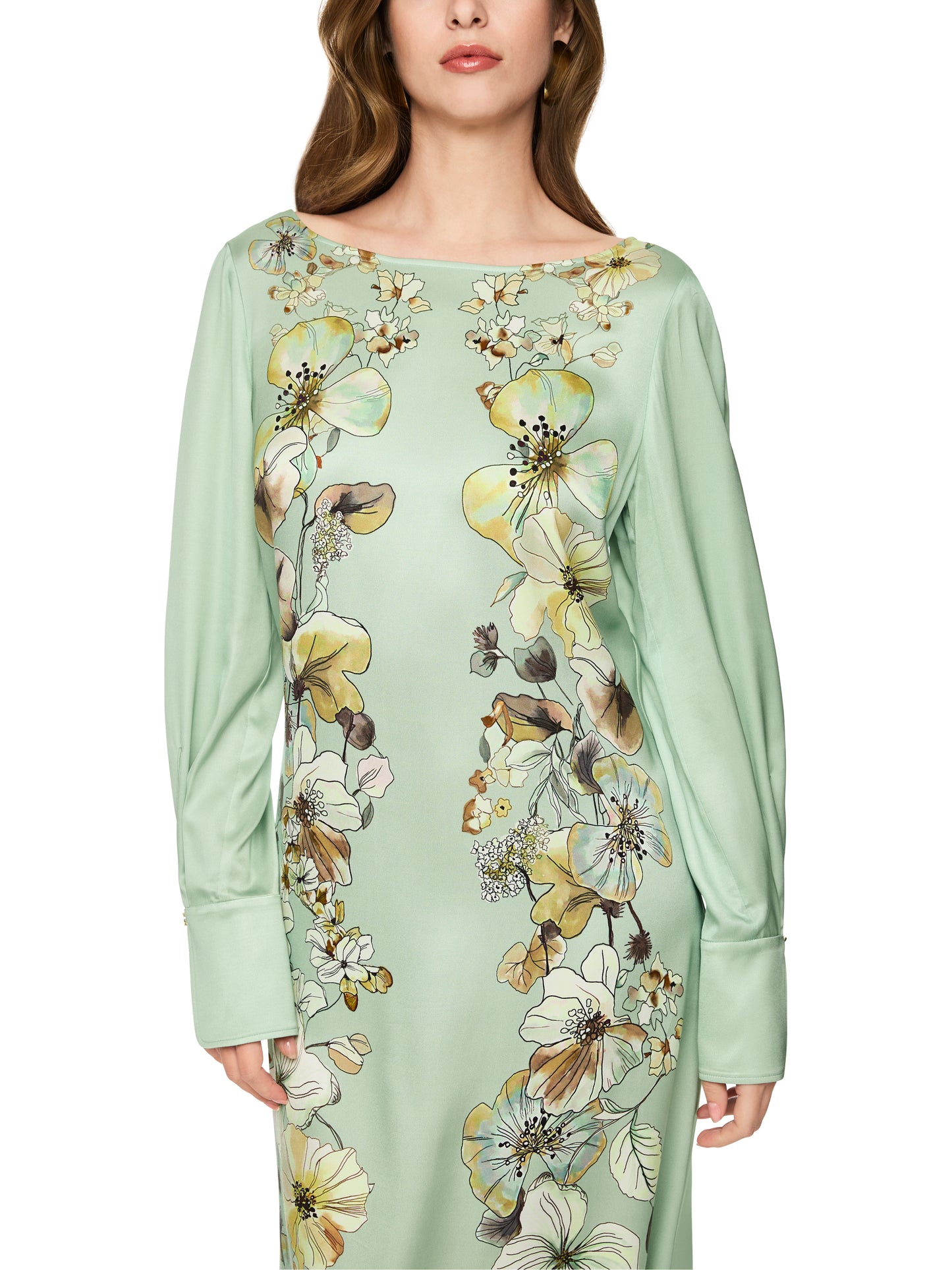 Marc Cain Floral Print Dress BC2104W53