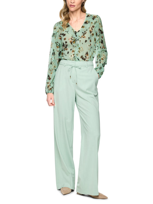 Marc Cain Green Floral Blouse BC5108W54